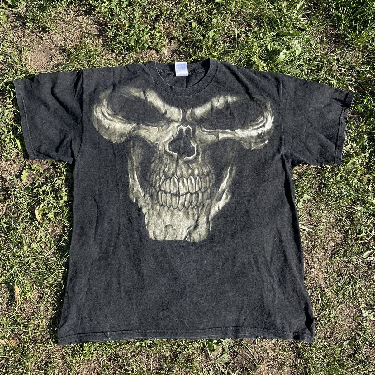 Band Tees Vintage 90s Skulls Dead Face Horror Tee Rock Streetwear Size US L / EU 52-54 / 3 - 1 Thumbnail