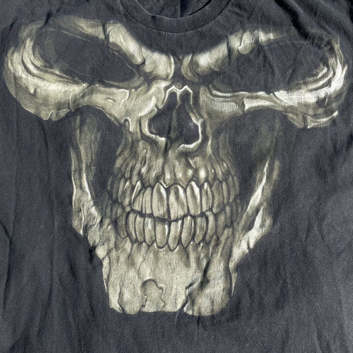 Band Tees Vintage 90s Skulls Dead Face Horror Tee Rock Streetwear Size US L / EU 52-54 / 3 - 4 Thumbnail