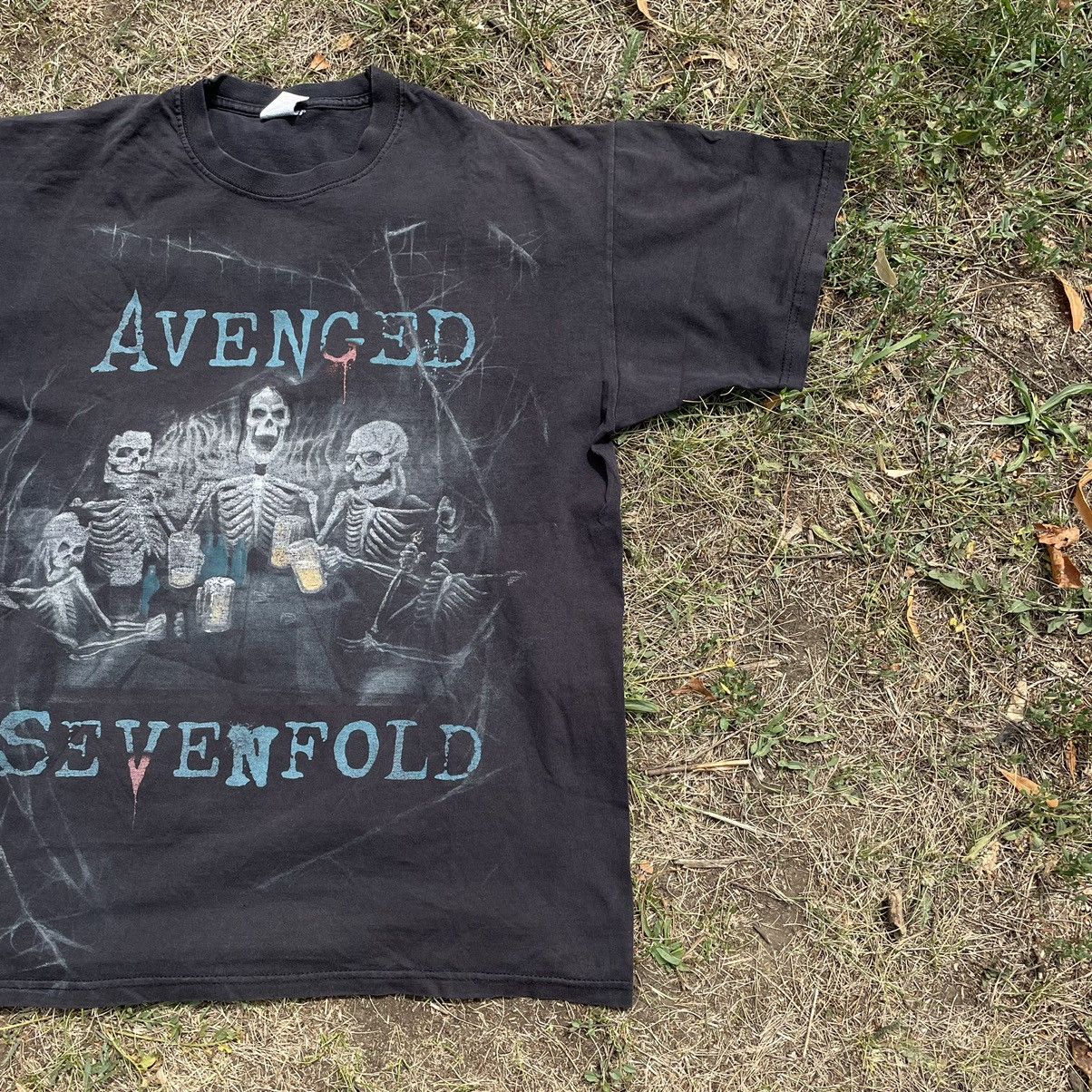 Vintage Vintage Y2K Avenged Sevenfold Sun Faded Graphic Tee Indie L Size US L / EU 52-54 / 3 - 3 Thumbnail