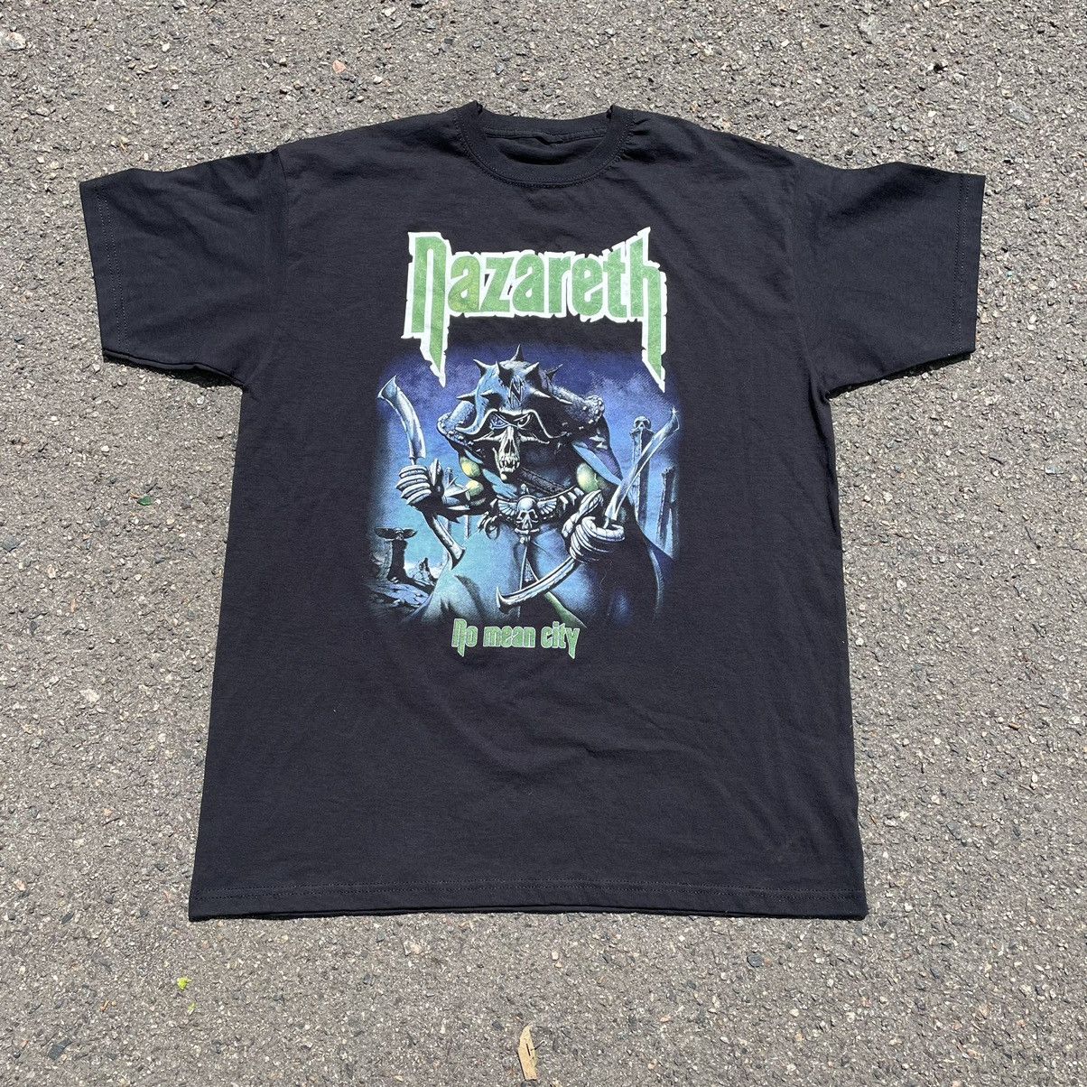 Vintage Vintage 90s Nazareth Band Graphic Tee Faded Black Grail L Size US L / EU 52-54 / 3 - 1 Thumbnail