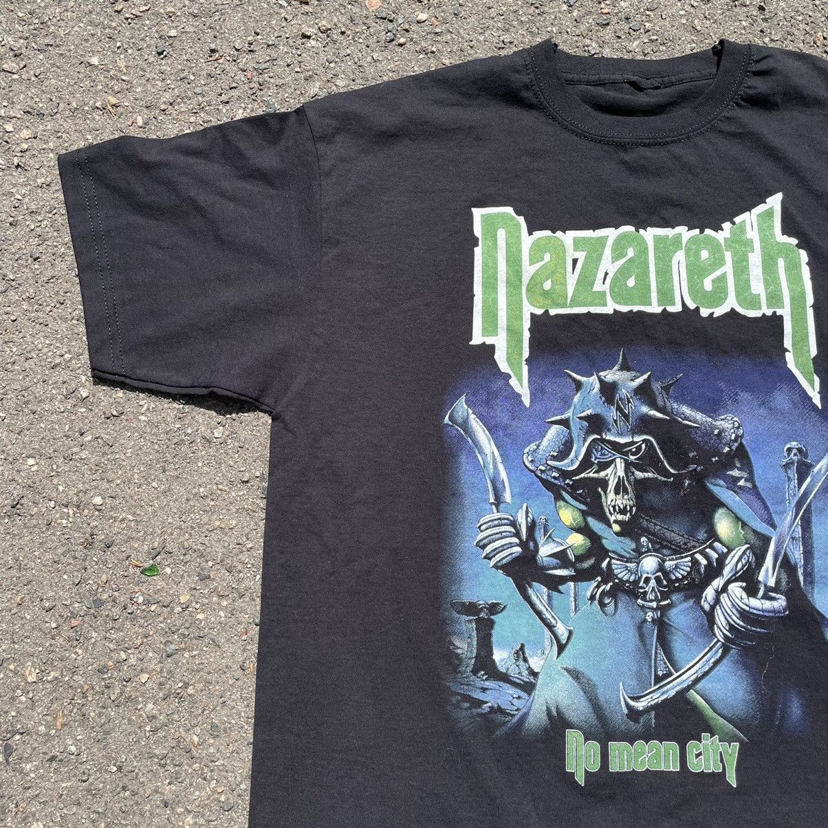 Vintage Vintage 90s Nazareth Band Graphic Tee Faded Black Grail L Size US L / EU 52-54 / 3 - 3 Thumbnail