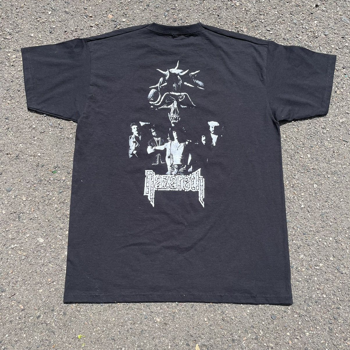 Vintage Vintage 90s Nazareth Band Graphic Tee Faded Black Grail L Size US L / EU 52-54 / 3 - 6 Thumbnail
