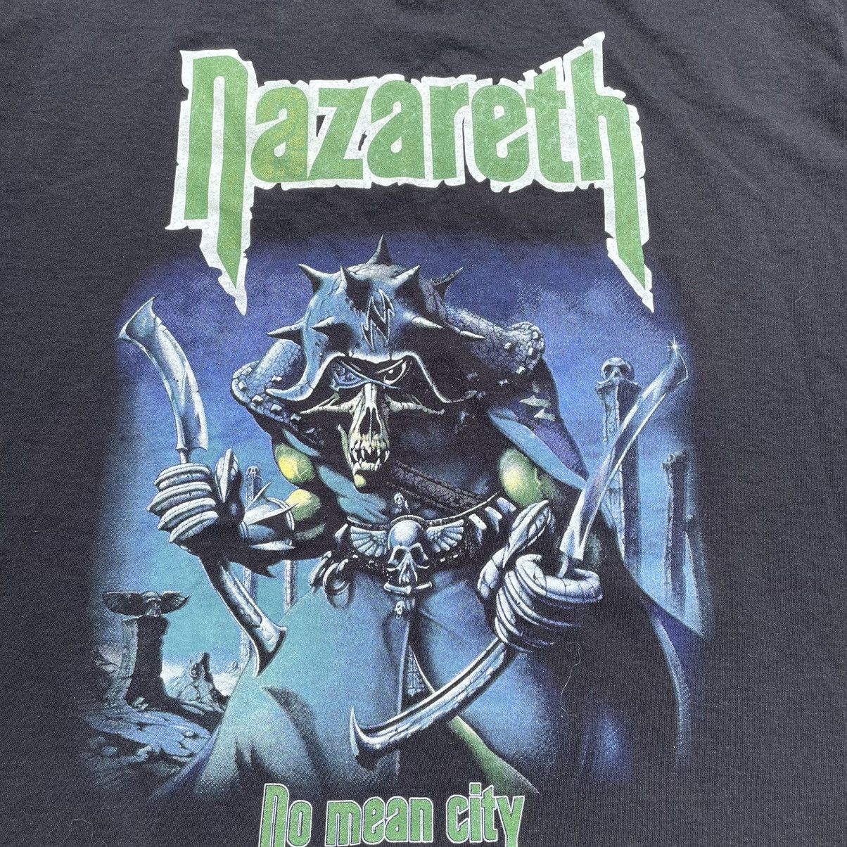 Vintage Vintage 90s Nazareth Band Graphic Tee Faded Black Grail L Size US L / EU 52-54 / 3 - 4 Thumbnail