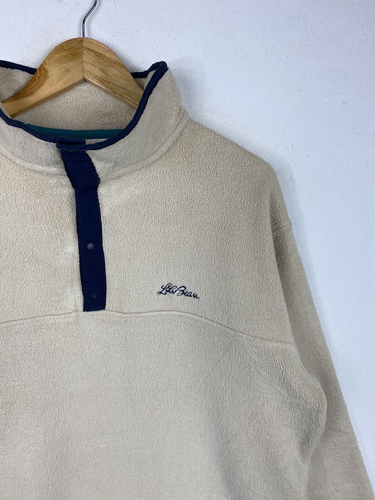 L.L. Bean × Vintage VINTAGE L.L BEAN SMALL LOGO OUTDOOR FLEECE SWEATSHIRT Size US L / EU 52-54 / 3 - 5 Thumbnail