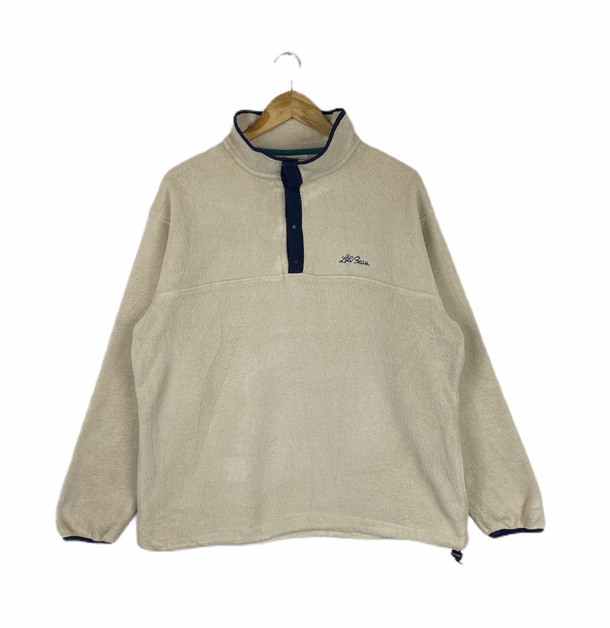 L.L. Bean × Vintage VINTAGE L.L BEAN SMALL LOGO OUTDOOR FLEECE SWEATSHIRT Size US L / EU 52-54 / 3 - 1 Thumbnail