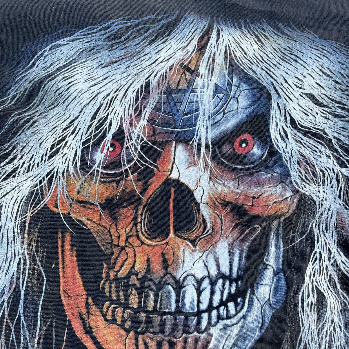 Vintage Vintage Y2K Skull Graphic Tee Horror Grunge Streetwear L Size US L / EU 52-54 / 3 - 5 Thumbnail