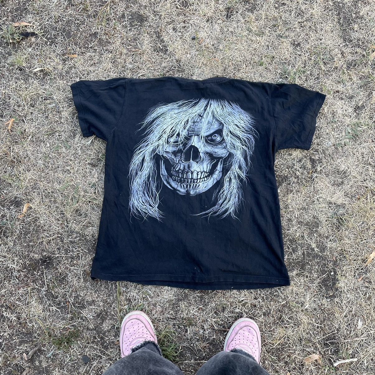 Vintage Vintage Y2K Skull Graphic Tee Horror Grunge Streetwear L Size US L / EU 52-54 / 3 - 6 Thumbnail