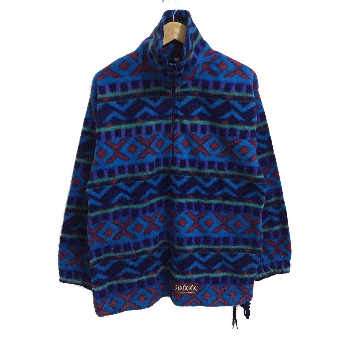 Vintage VINTAGE FLEECE NAVAJO DESIGN PULLOVER JUMPER Size US M / EU 48-50 / 2 - 1 Thumbnail
