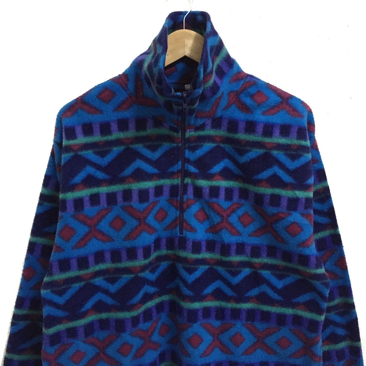 Vintage VINTAGE FLEECE NAVAJO DESIGN PULLOVER JUMPER Size US M / EU 48-50 / 2 - 3 Thumbnail