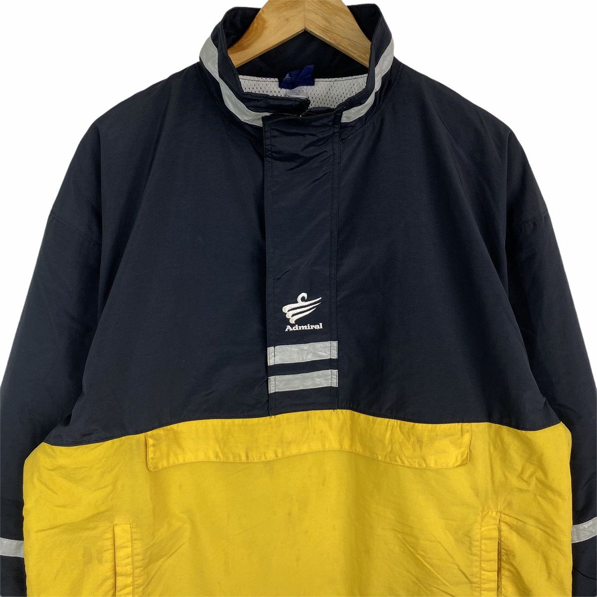 Vintage VINTAGE ADMIRAL CENTER LOGO SPORTSWEAR HALF ZIPPER JACKET Size US XL / EU 56 / 4 - 3 Thumbnail