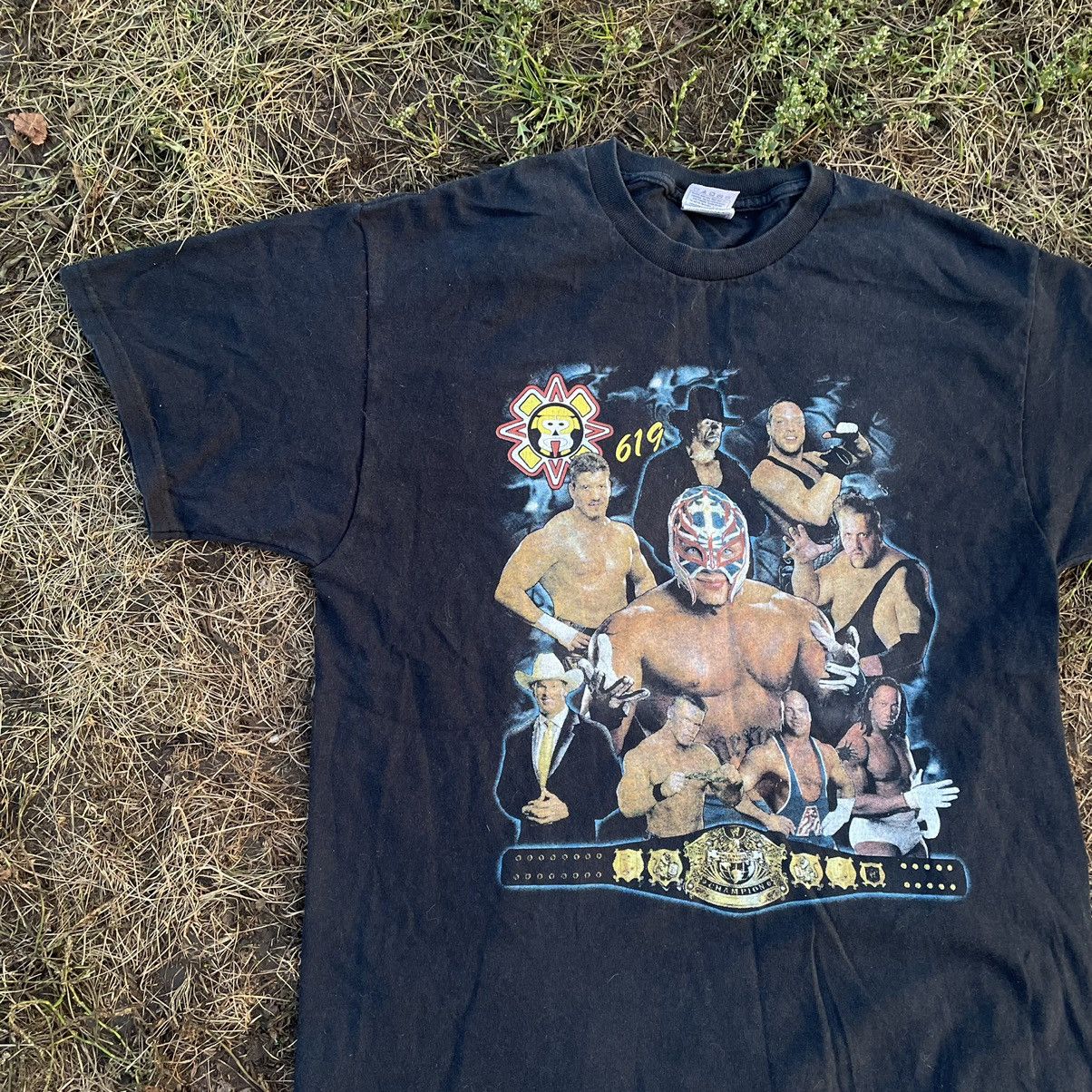Vintage Vintage Y2K Sun Faded Graphic Tee Streetwear Grunge Baggy L Size US L / EU 52-54 / 3 - 3 Thumbnail