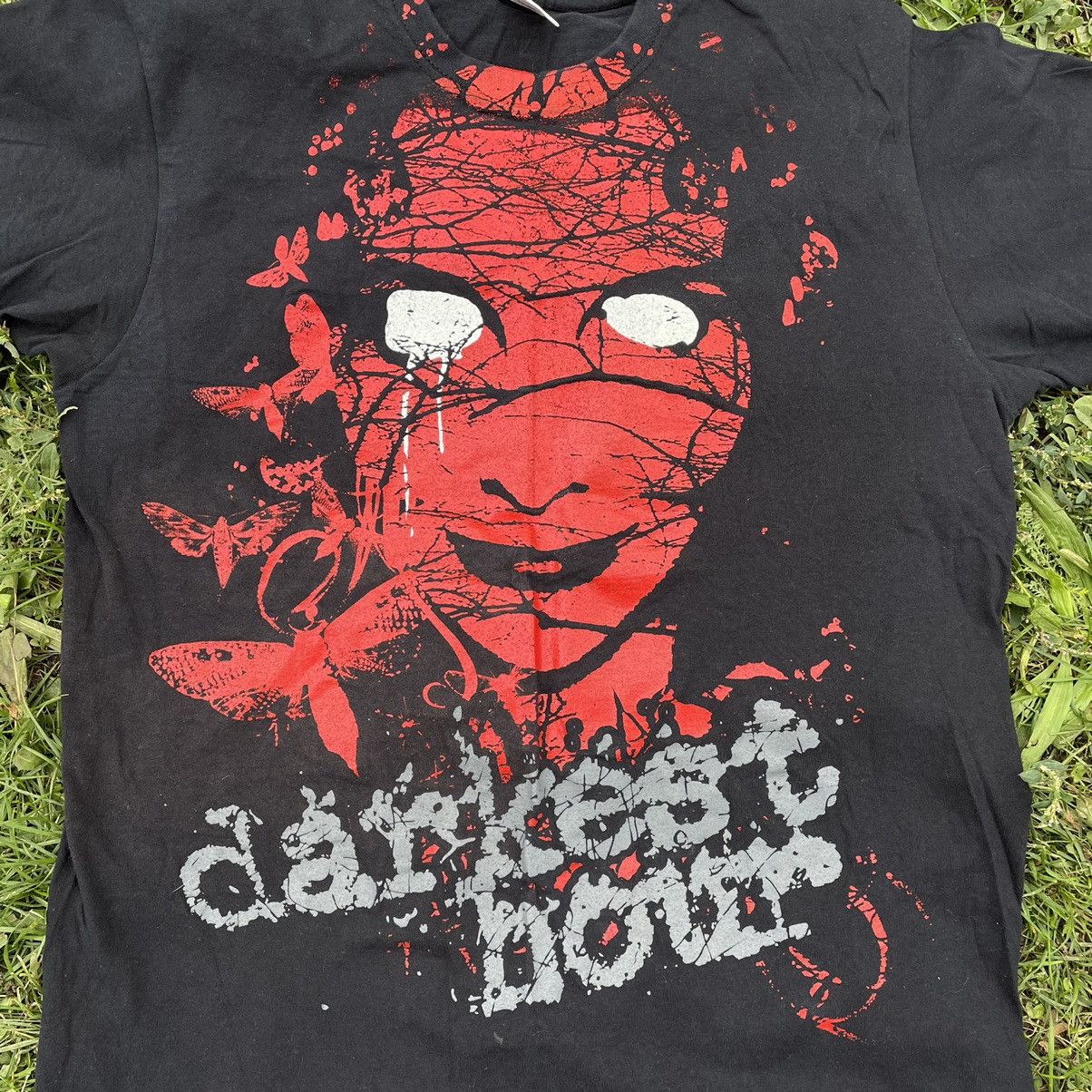 Vintage Vintage Y2K Sun Faded Graphic Tee Horror Print Grunge Boxy L Size US L / EU 52-54 / 3 - 4 Thumbnail