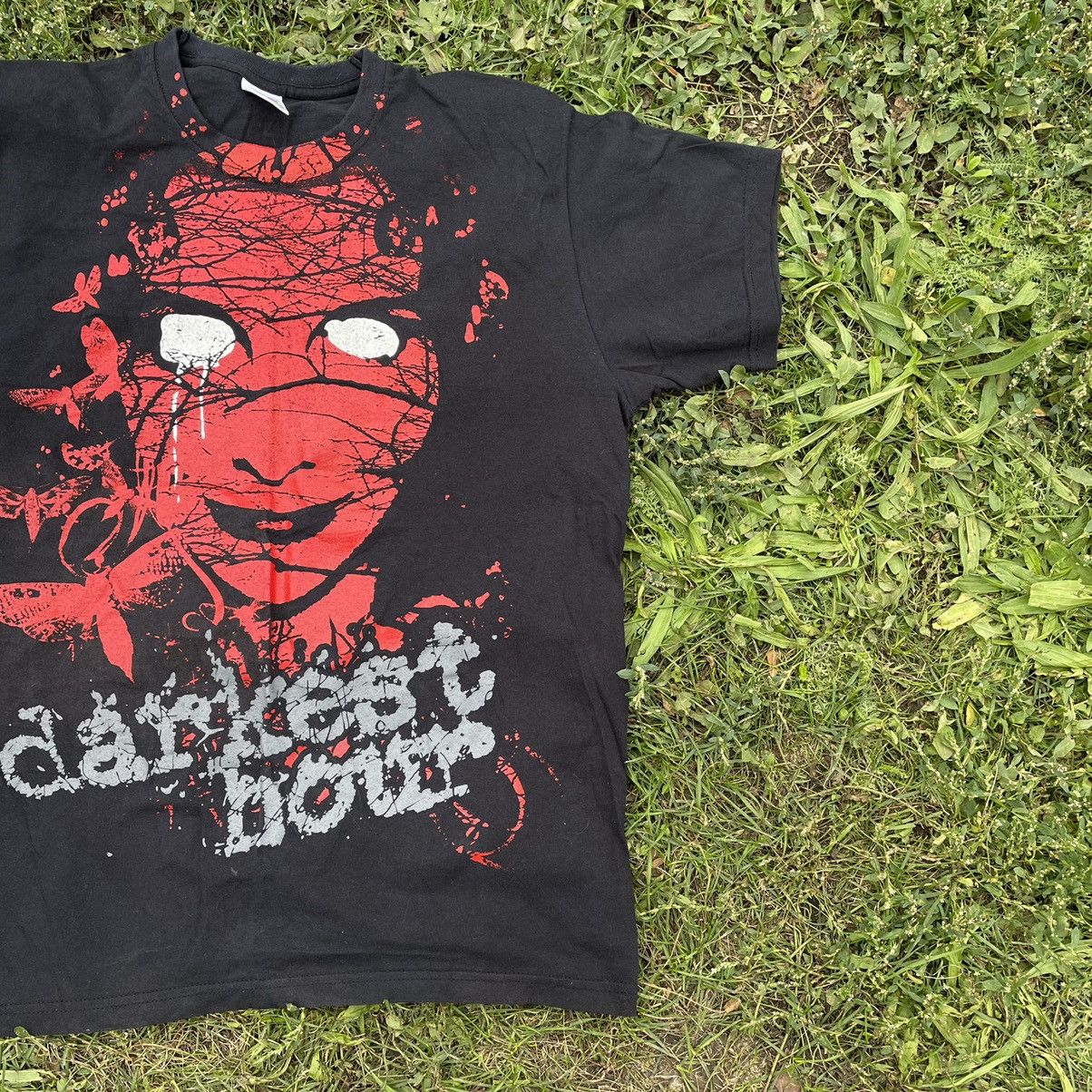 Vintage Vintage Y2K Sun Faded Graphic Tee Horror Print Grunge Boxy L Size US L / EU 52-54 / 3 - 2 Thumbnail
