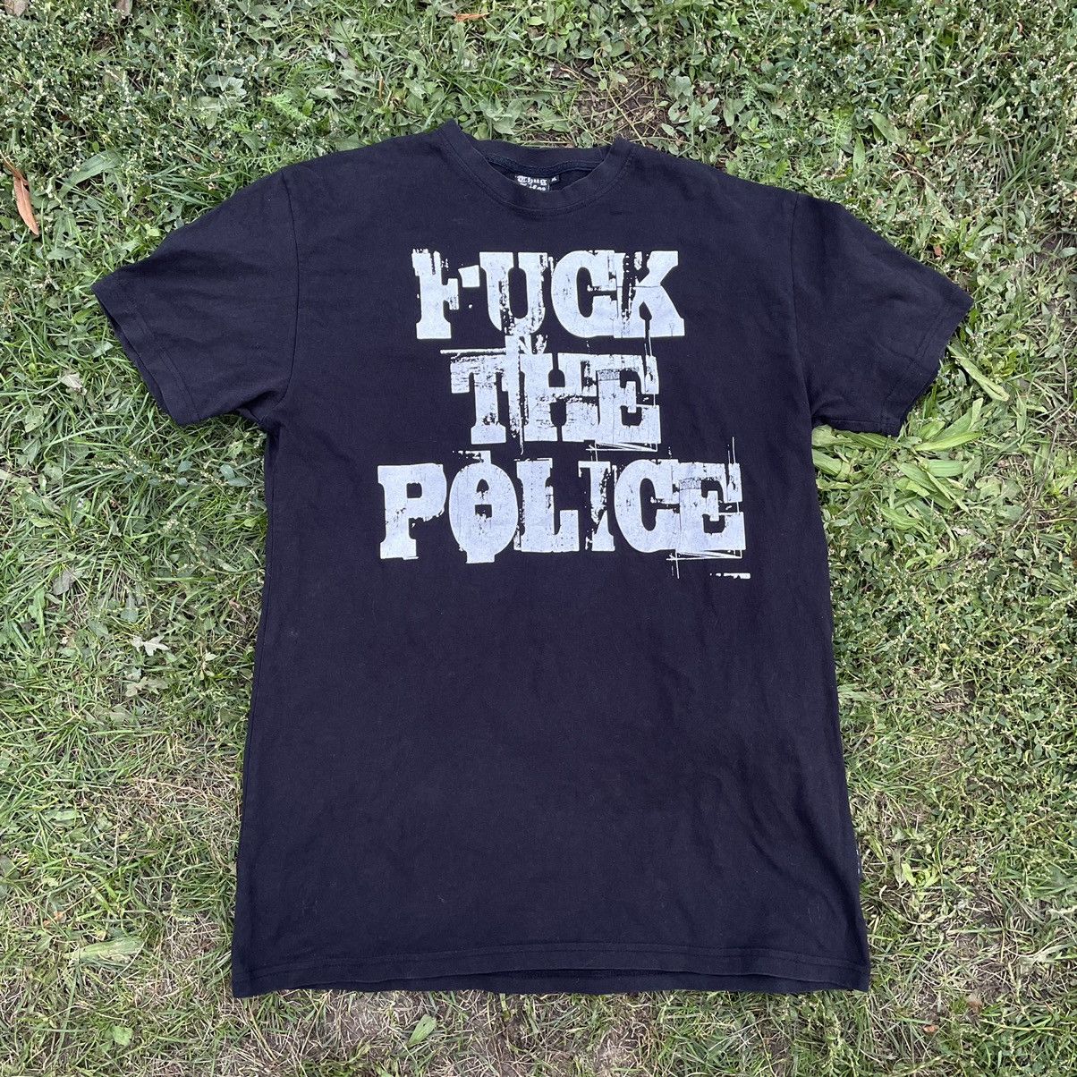 Vintage Vintage Y2K ADULT “ F🗯CK THE POLICE “ Buymypiece Humor Tee Size US XL / EU 56 / 4 - 1 Thumbnail