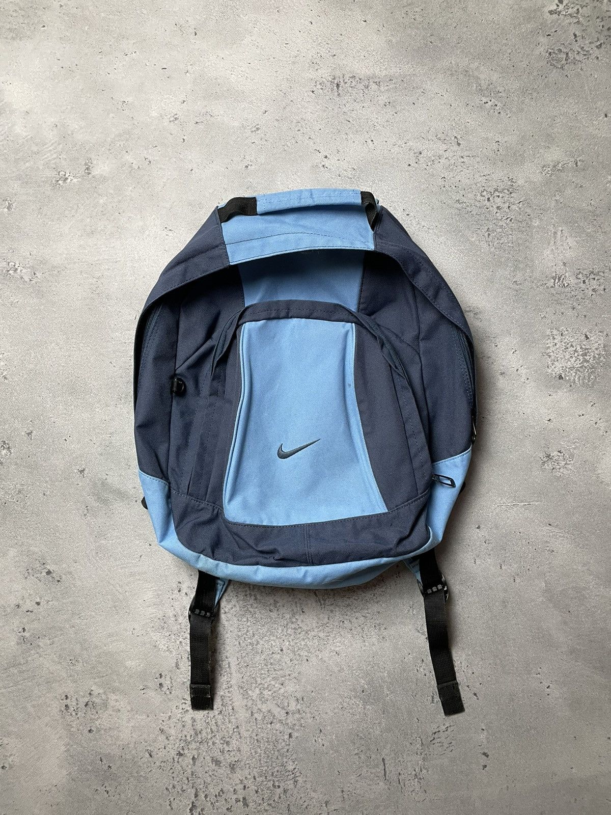 Nike Nike ACG Vintage Nike Vintage Blue Navy Embroidered Swoosh Backpack 90s Grailed