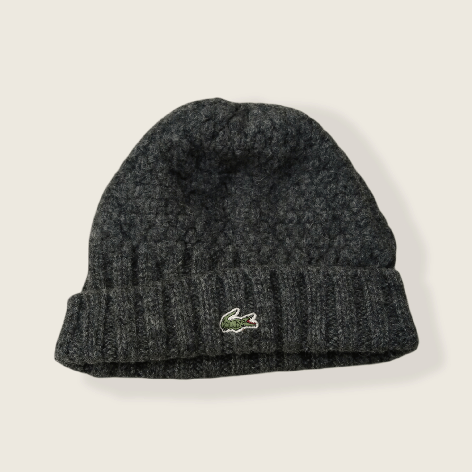 Lacoste LACOSTE KNITTED WOOL CUFFED BEANIE JAPAN Size ONE SIZE - 13 Thumbnail