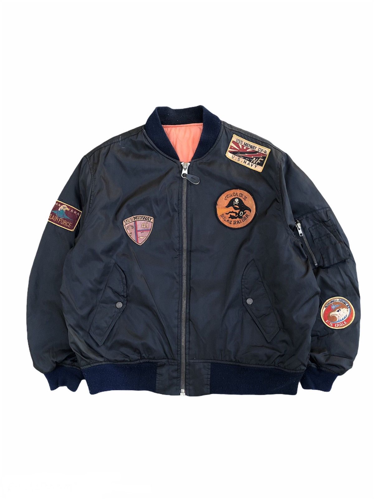 Bomber Jacket × Designer × Vintage 🔥RIOT RIOT RIOT VINTAGE PATCH ...