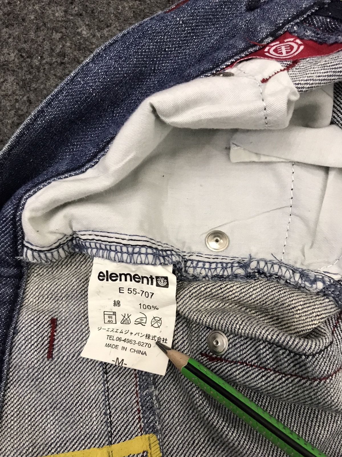 Element Element For Life Skate Brand Distressed Denim Jeans Size US 31 - 4 Thumbnail