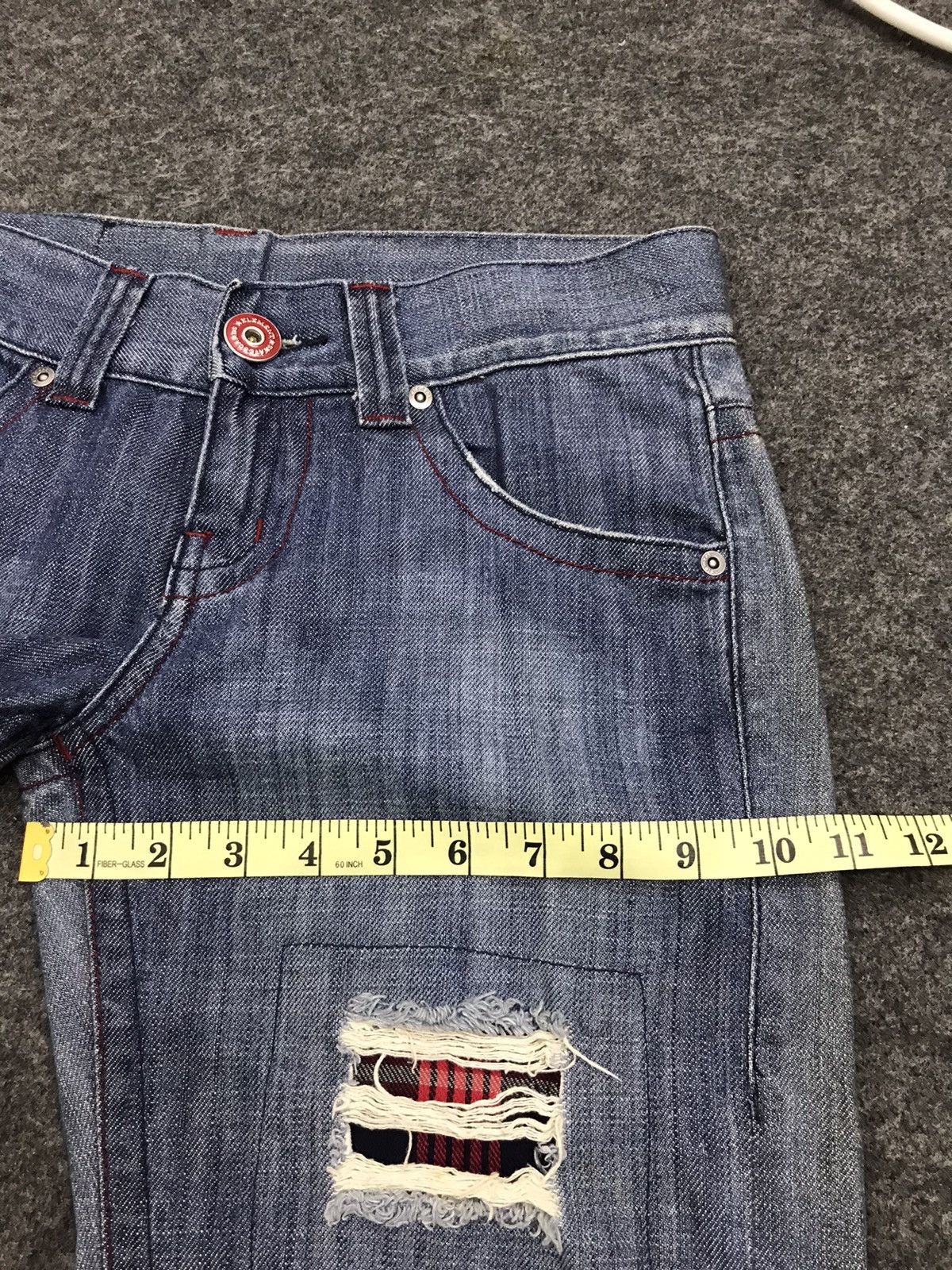 Element Element For Life Skate Brand Distressed Denim Jeans Size US 31 - 11 Thumbnail
