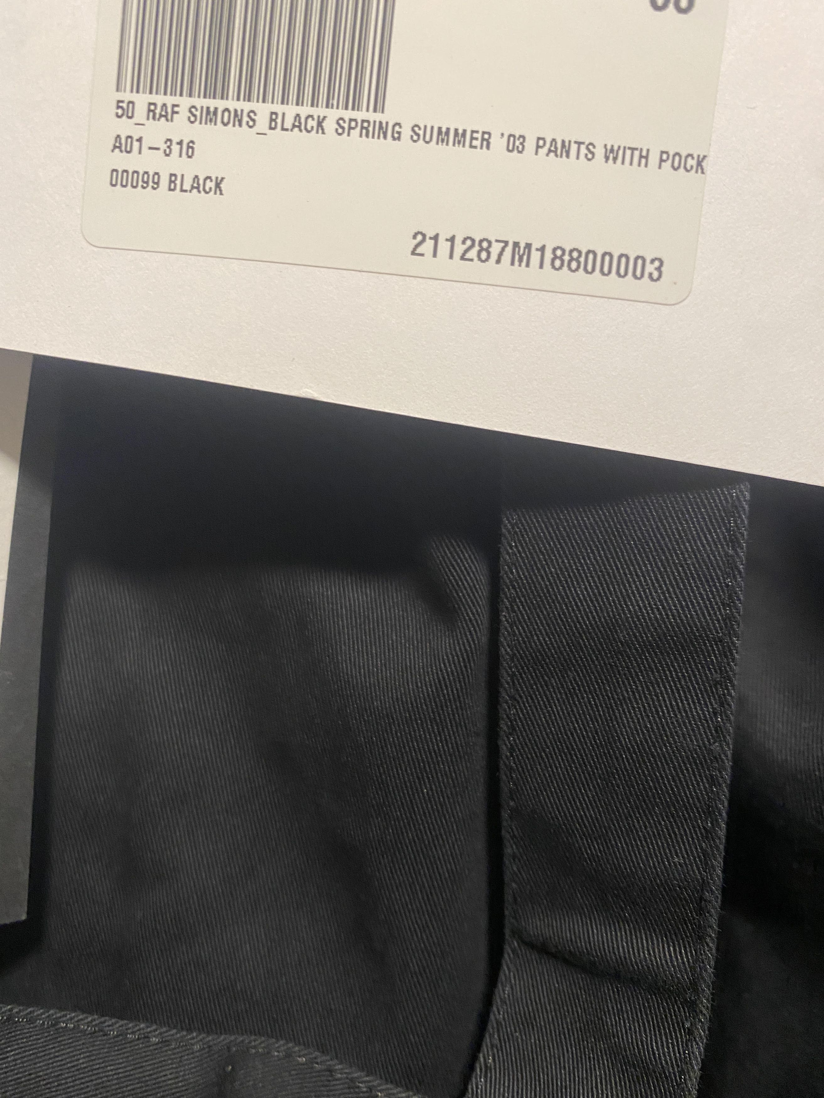 Raf Simons Archive REDUX SS03 CONSUMED CARGO BONDAGE POCKET CANVAS Size US 34 / EU 50 - 8 Thumbnail
