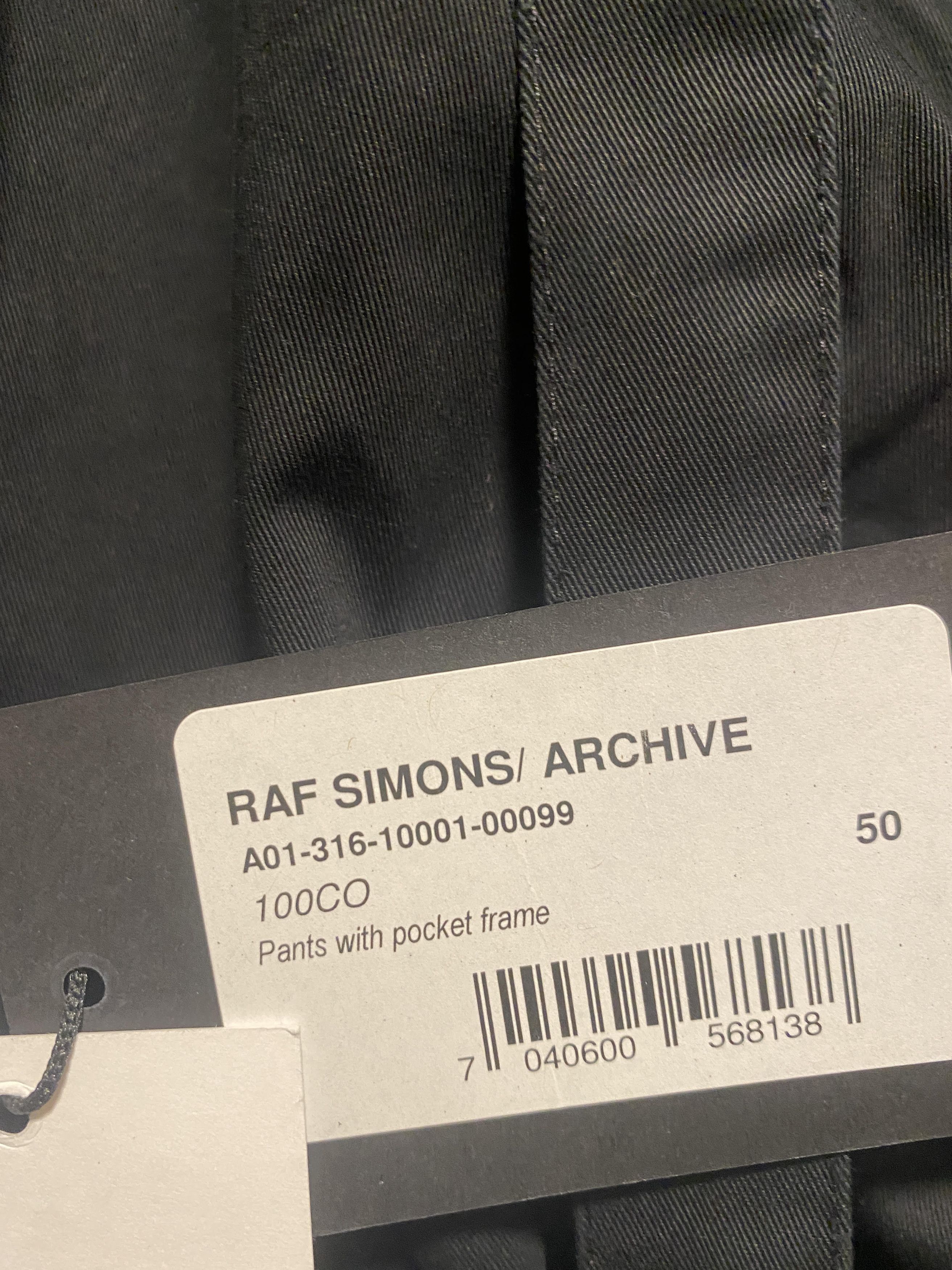 Raf Simons Archive REDUX SS03 CONSUMED CARGO BONDAGE POCKET CANVAS Size US 34 / EU 50 - 7 Thumbnail