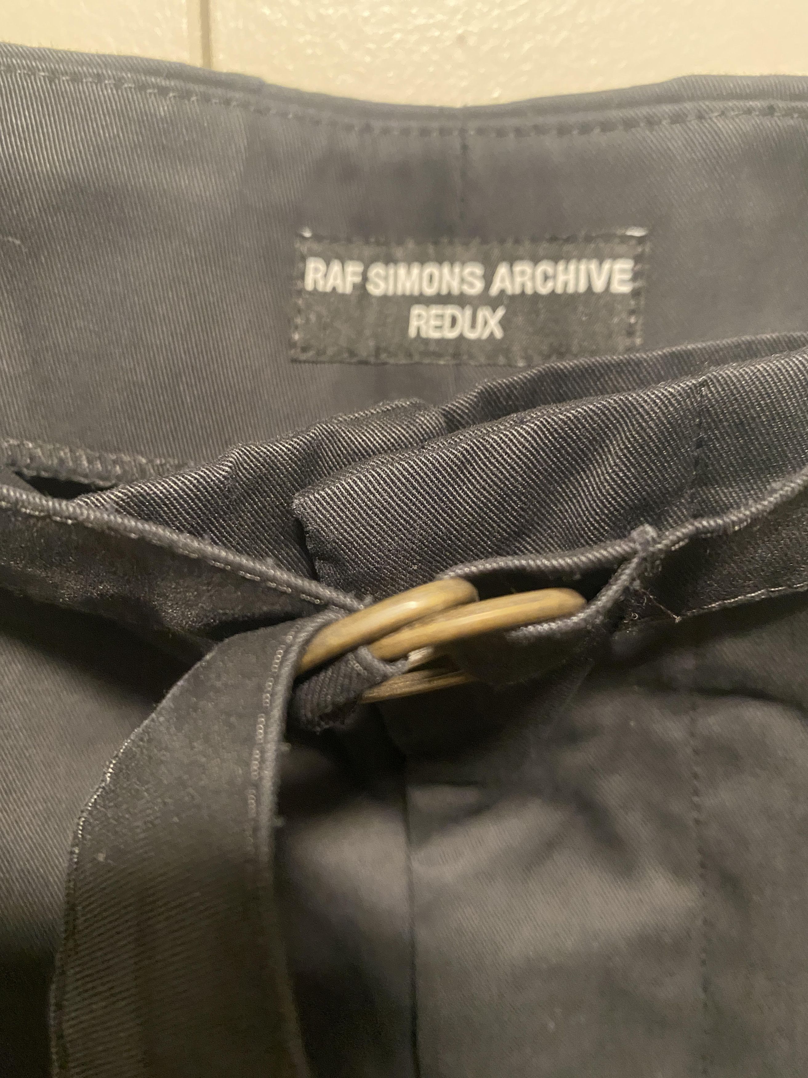 Raf Simons Archive REDUX SS03 CONSUMED CARGO BONDAGE POCKET CANVAS Size US 34 / EU 50 - 3 Thumbnail