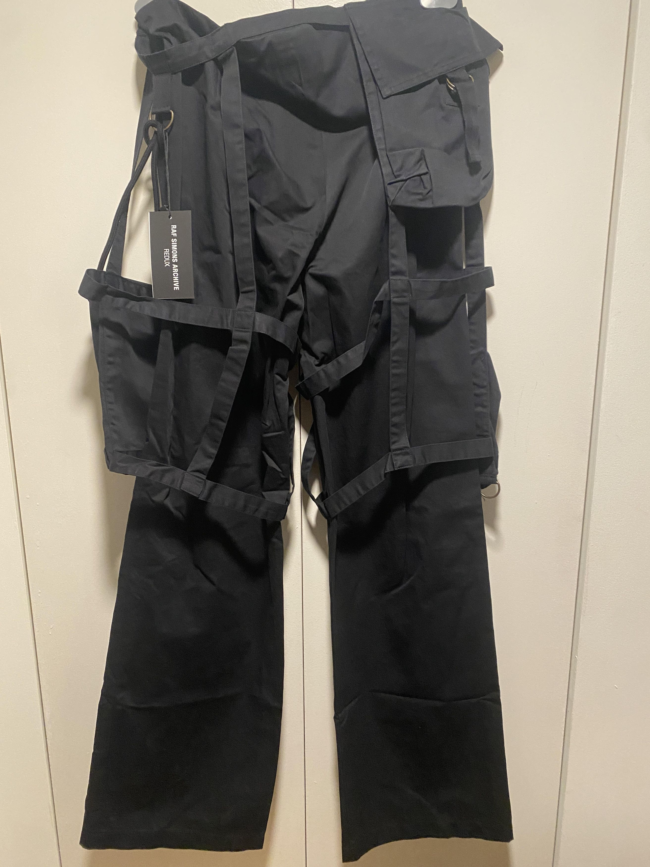 Raf Simons Archive REDUX SS03 CONSUMED CARGO BONDAGE POCKET CANVAS Size US 34 / EU 50 - 6 Thumbnail