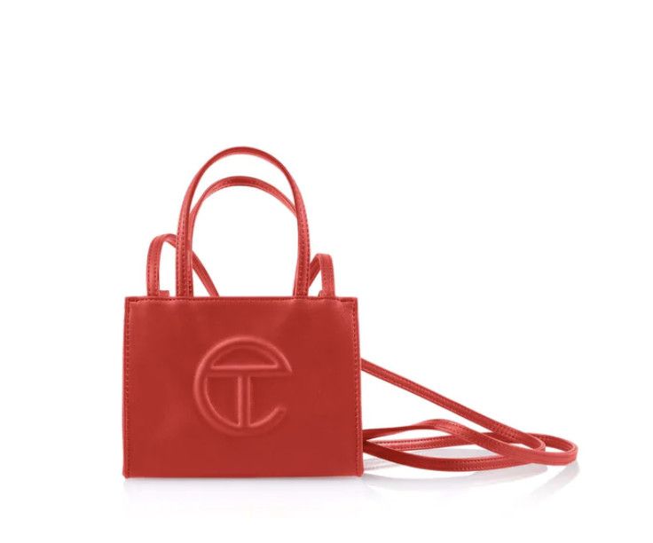 Telfar telfar small shopping bag tote- red Size ONE SIZE - 1 Thumbnail
