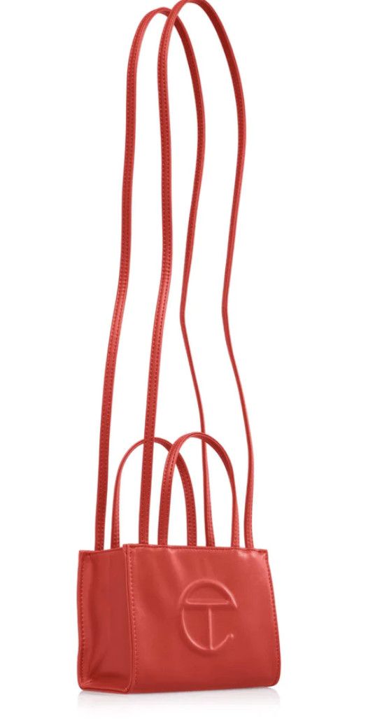 Telfar telfar small shopping bag tote- red Size ONE SIZE - 2 Thumbnail