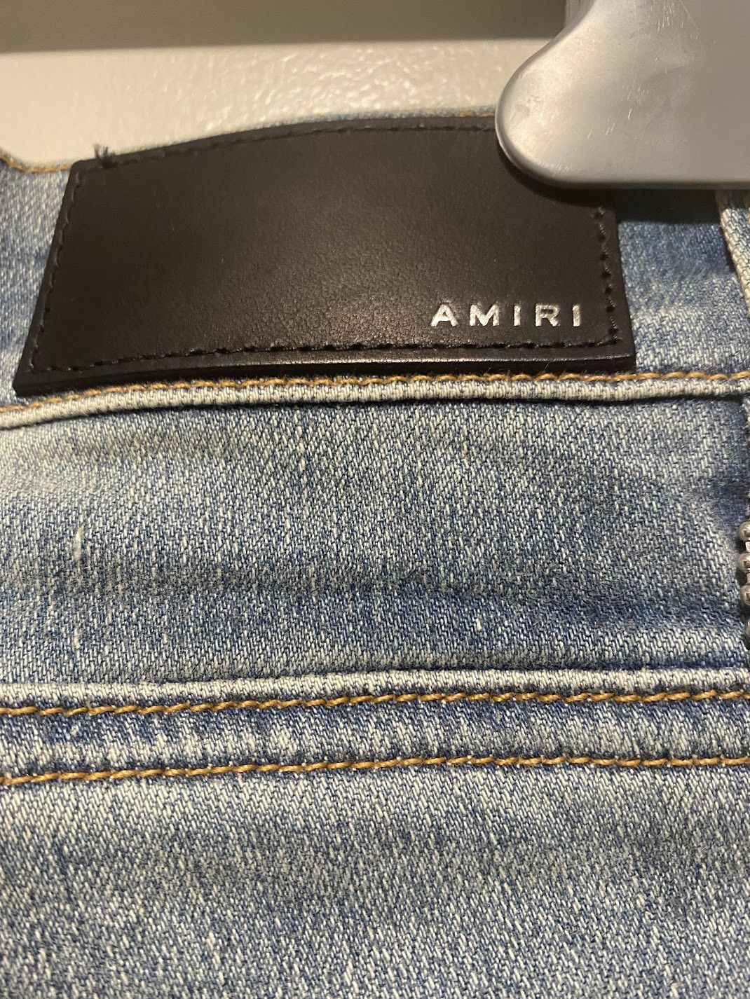 Amiri amiri bike patch jeans clay indigo distressed size 32 Size US 32 / EU 48 - 9 Thumbnail