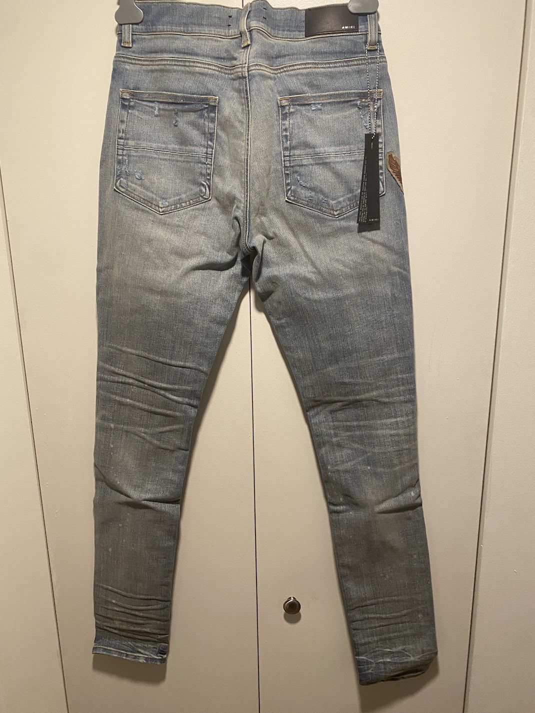Amiri amiri bike patch jeans clay indigo distressed size 32 Size US 32 / EU 48 - 8 Thumbnail