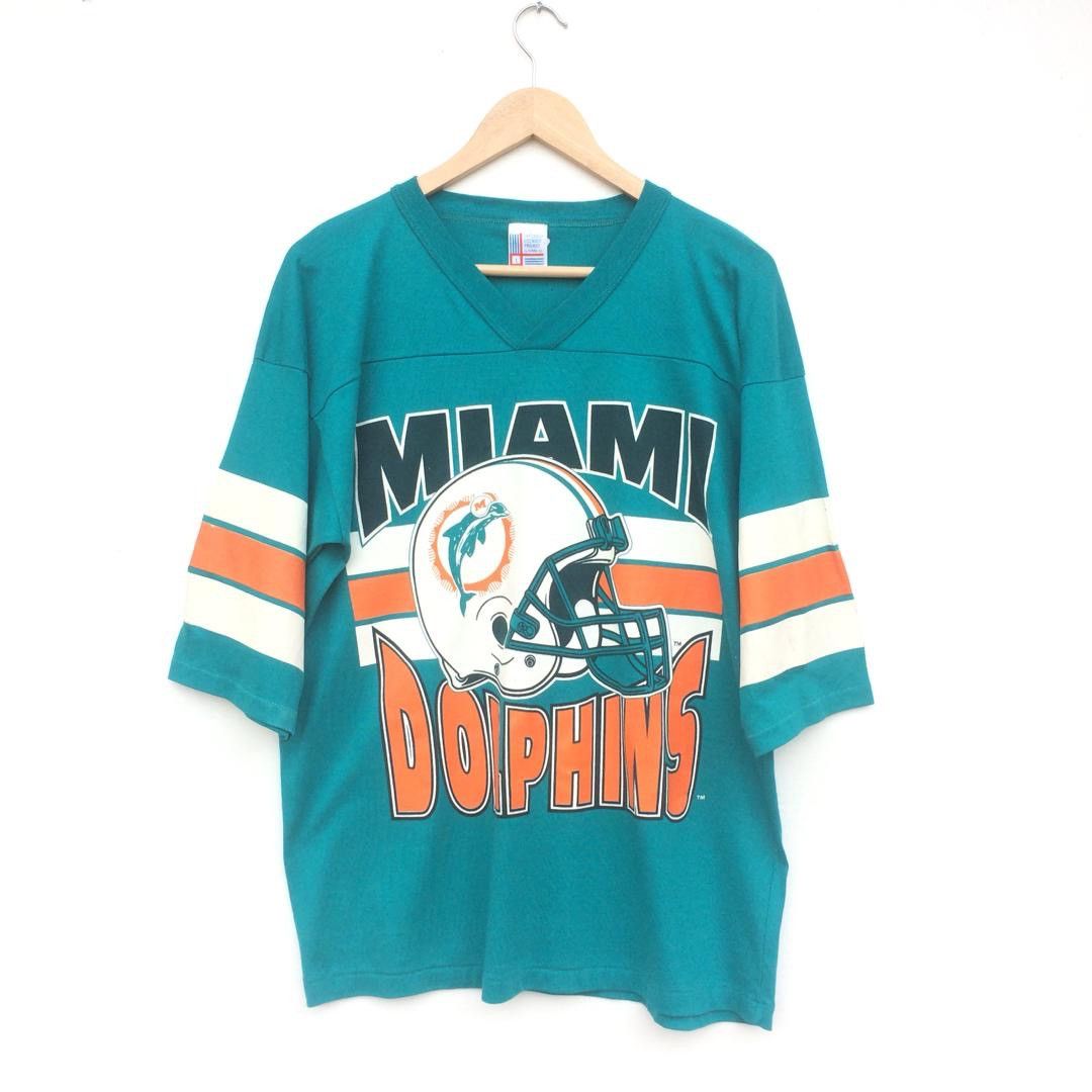 Vintage RARE Vintage 90’s Miami Dolphins Made In Usa Size US L / EU 52-54 / 3 - 1 Thumbnail