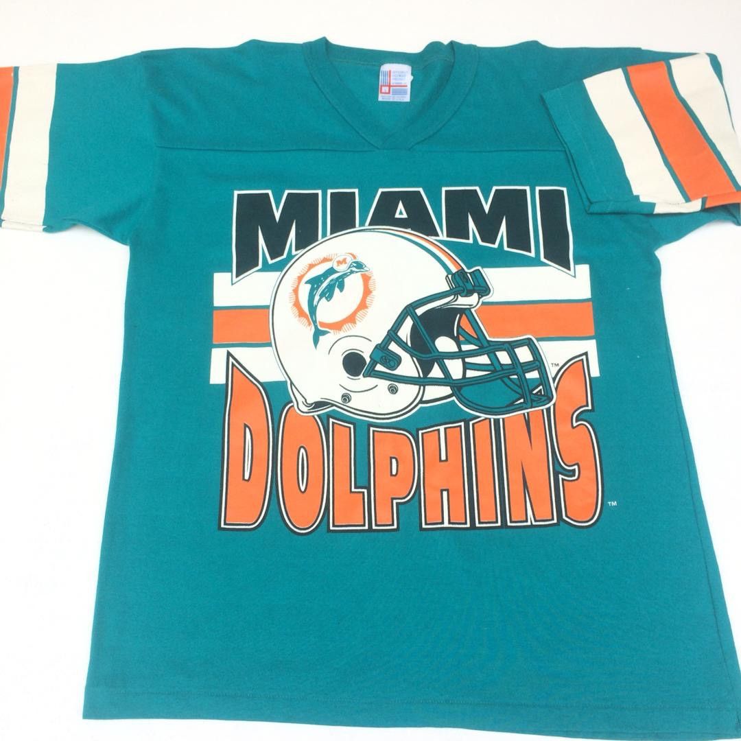 Vintage RARE Vintage 90’s Miami Dolphins Made In Usa Size US L / EU 52-54 / 3 - 2 Thumbnail