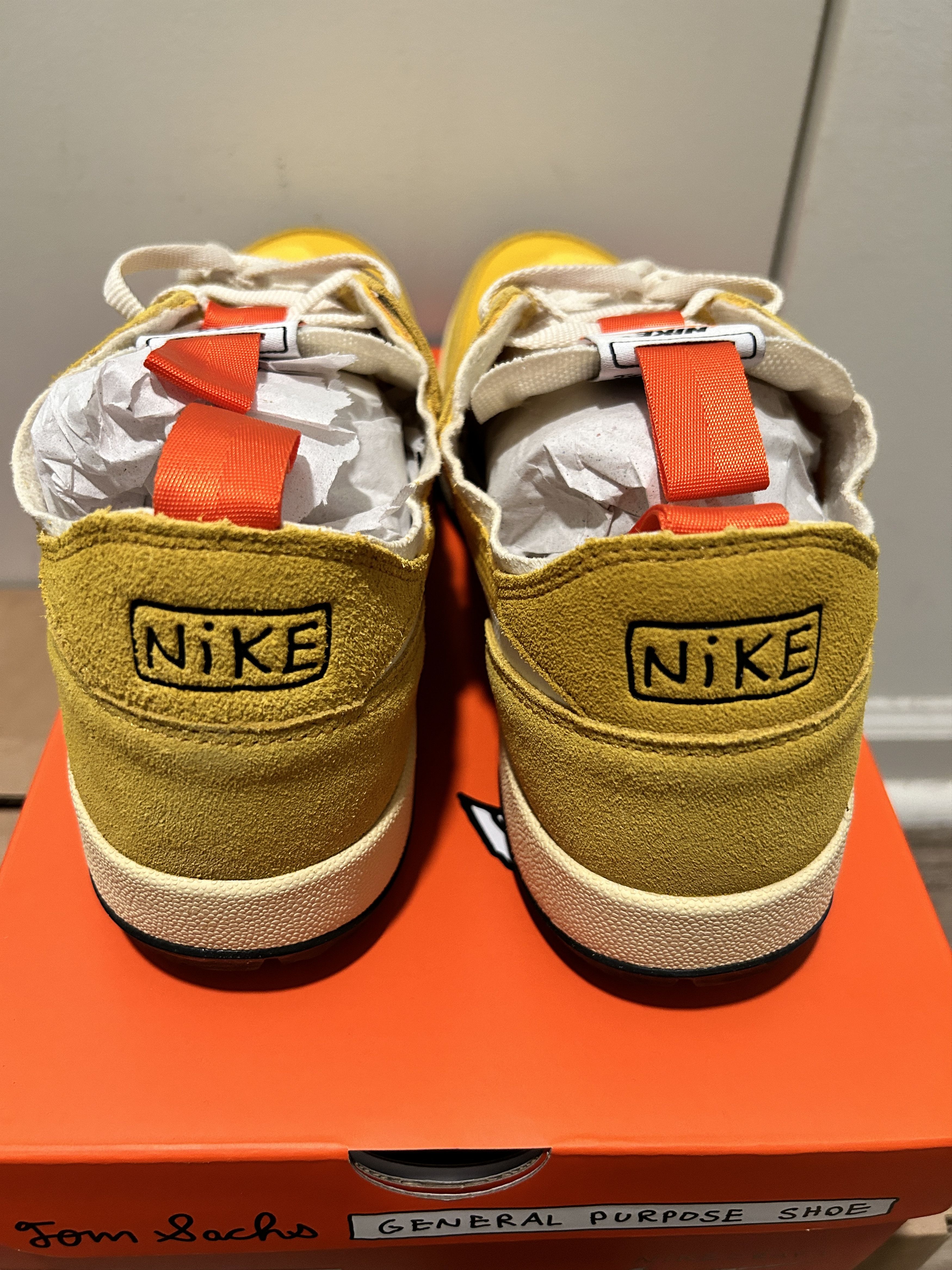Nike × Tom Sachs Nikecraft x Tom Sachs General Purpose Archive Dark Sulfur Size US 9.5 / EU 42-43 - 3 Thumbnail