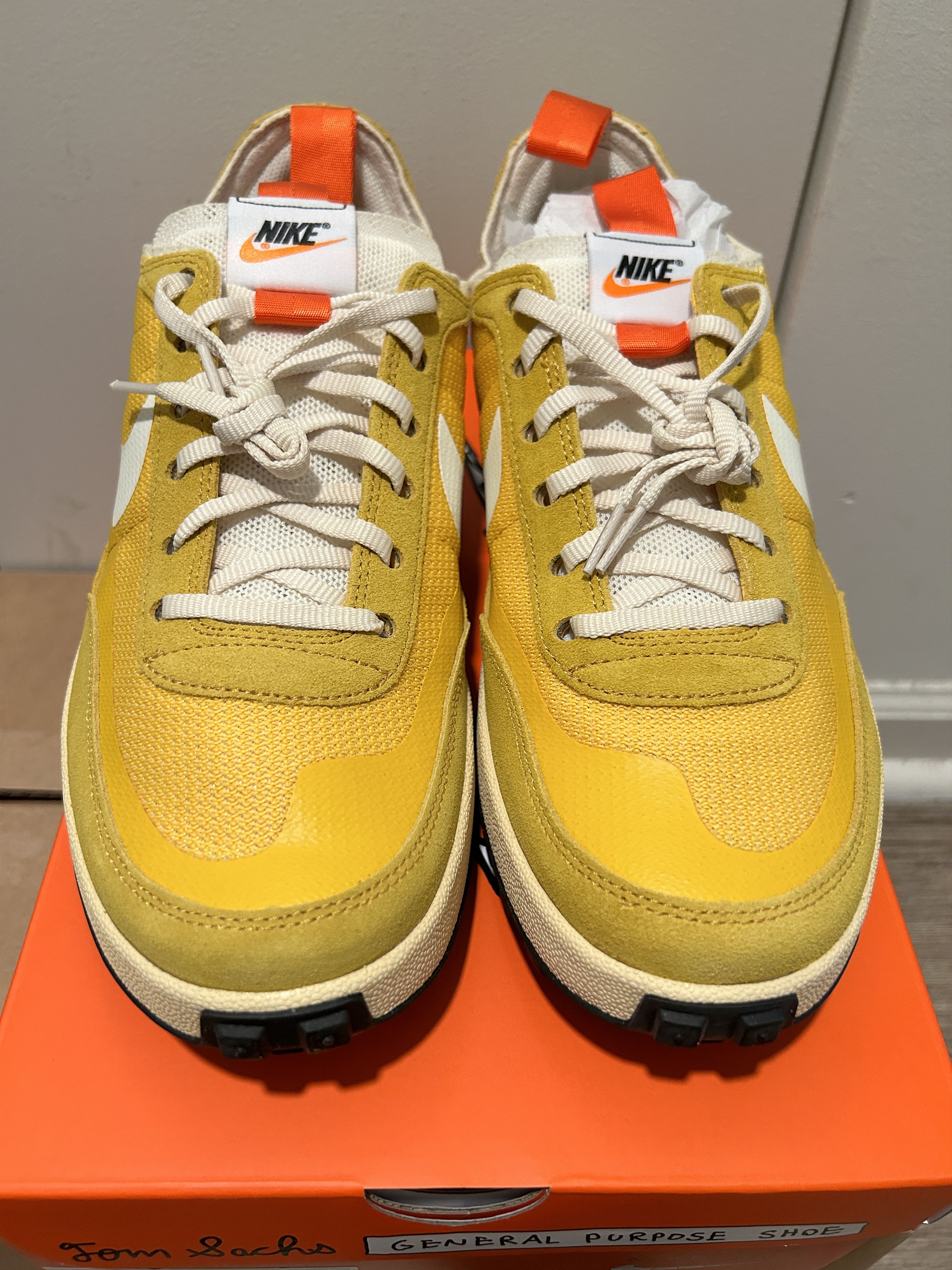 Nike × Tom Sachs Nikecraft x Tom Sachs General Purpose Archive Dark Sulfur Size US 9.5 / EU 42-43 - 6 Thumbnail