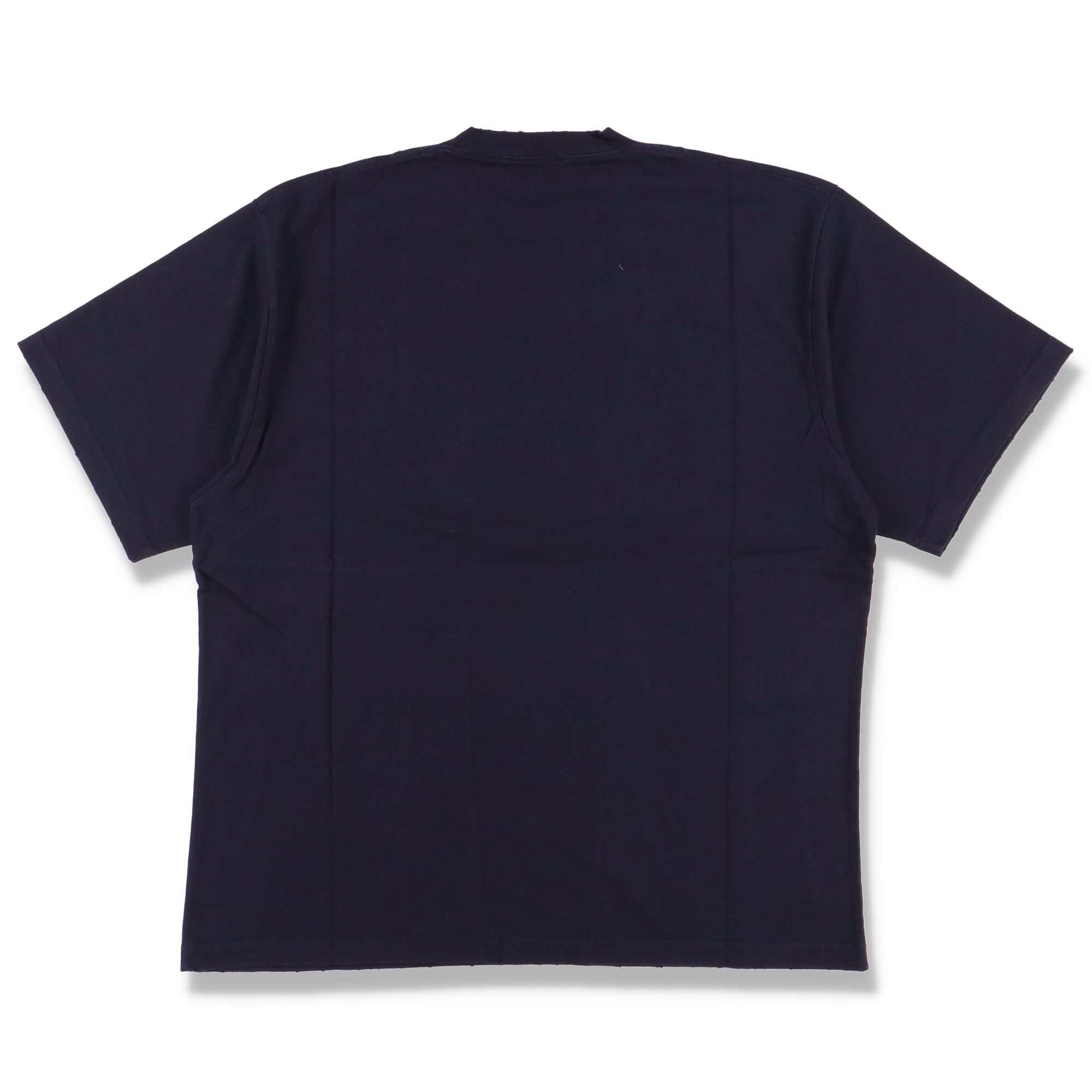 Balenciaga Navy Blue No Comment Oversized T-Shirt Size US S / EU 44-46 / 1 - 10 Thumbnail