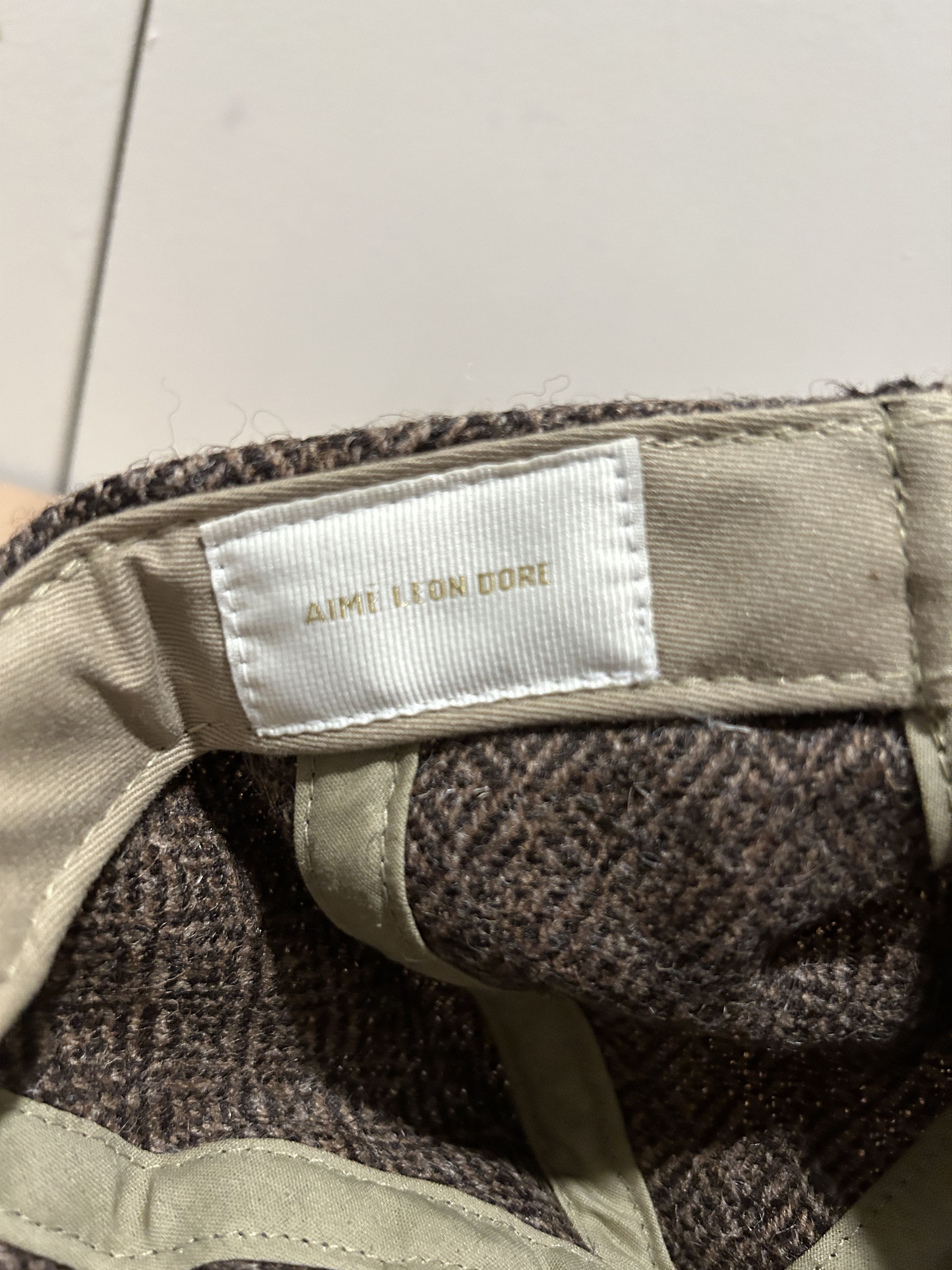 Aime Leon Dore Aime Leon Dore Wool Logo Hat -brown heritage donegal Size ONE SIZE - 4 Thumbnail