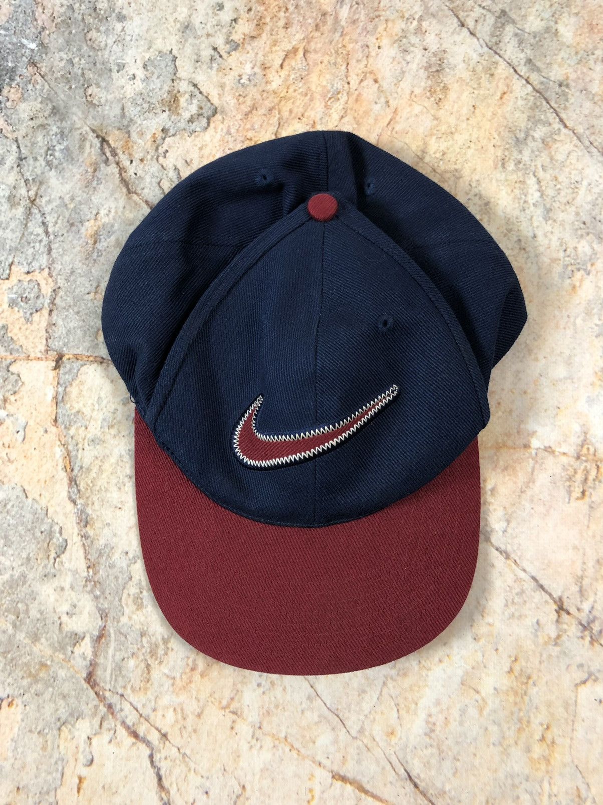 Nike × Vintage Nike vintage big logo hat Size ONE SIZE - 1 Thumbnail