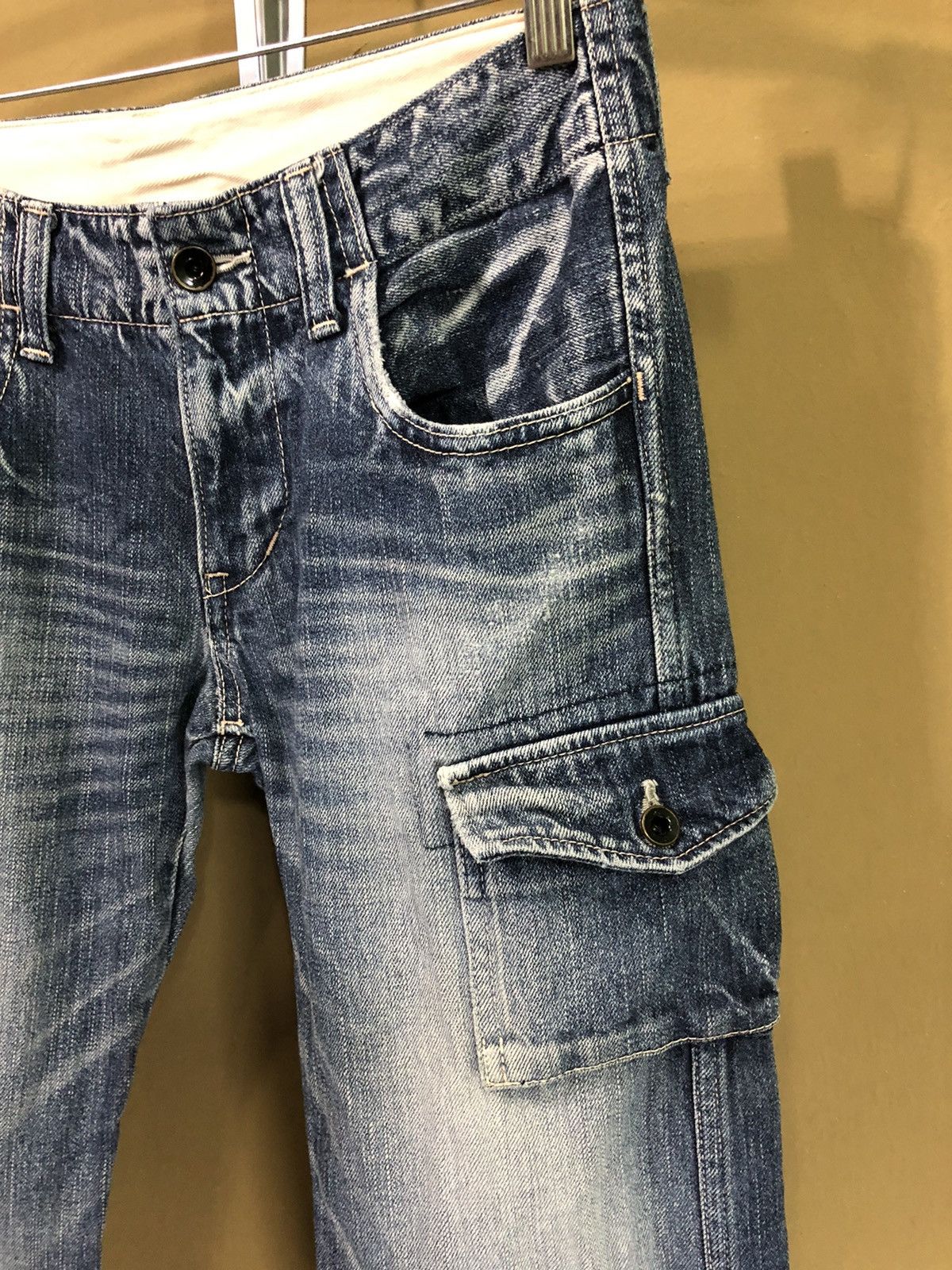 Japanese Brand × Johnbull × Vintage Vintage JohnBull Multi Pocket Distressed Denim Jeans Size US 29 - 7 Thumbnail
