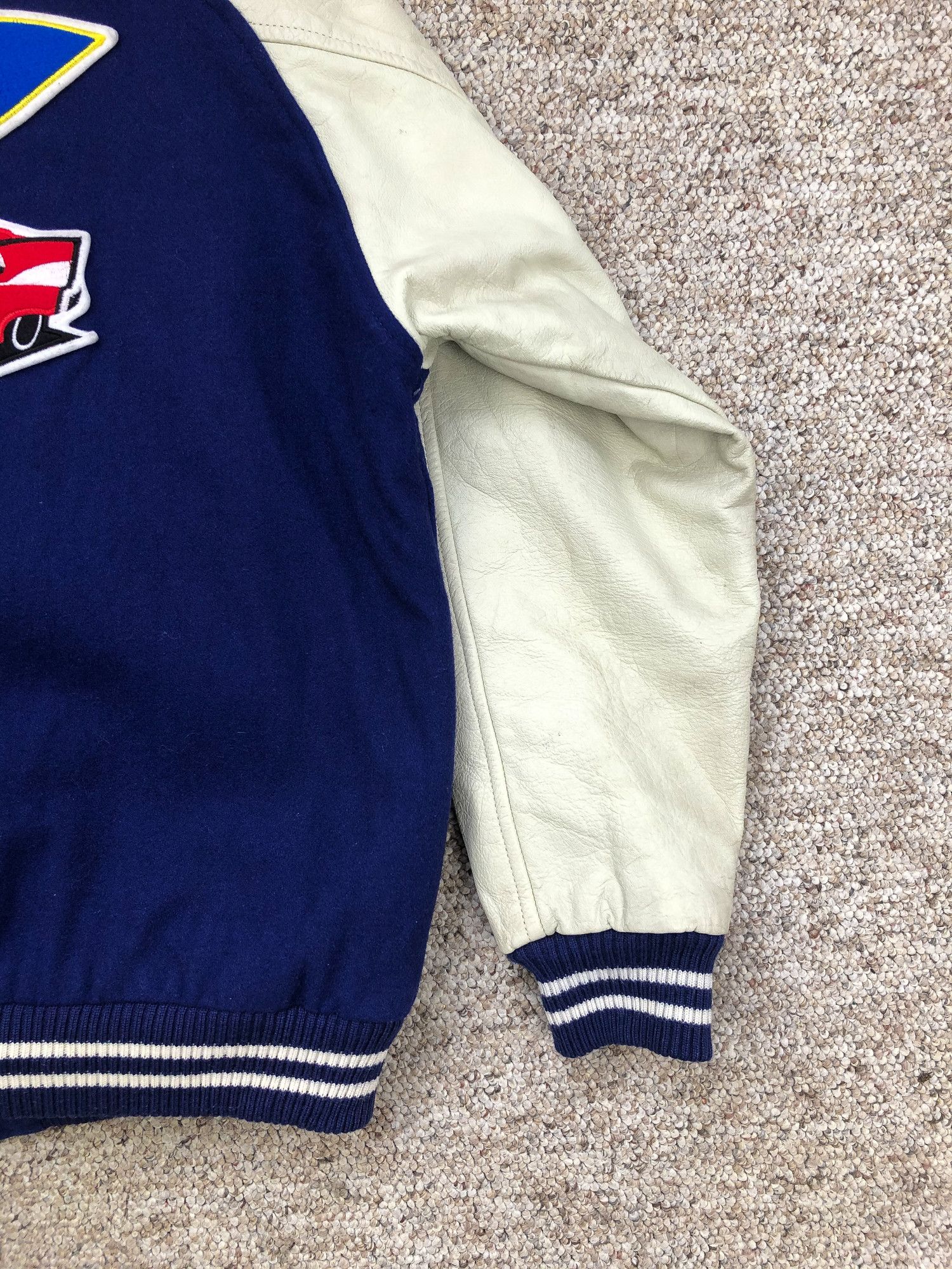 Other Vintage 90s Navy Varsity Jacket Size US M / EU 48-50 / 2 - 5 Thumbnail
