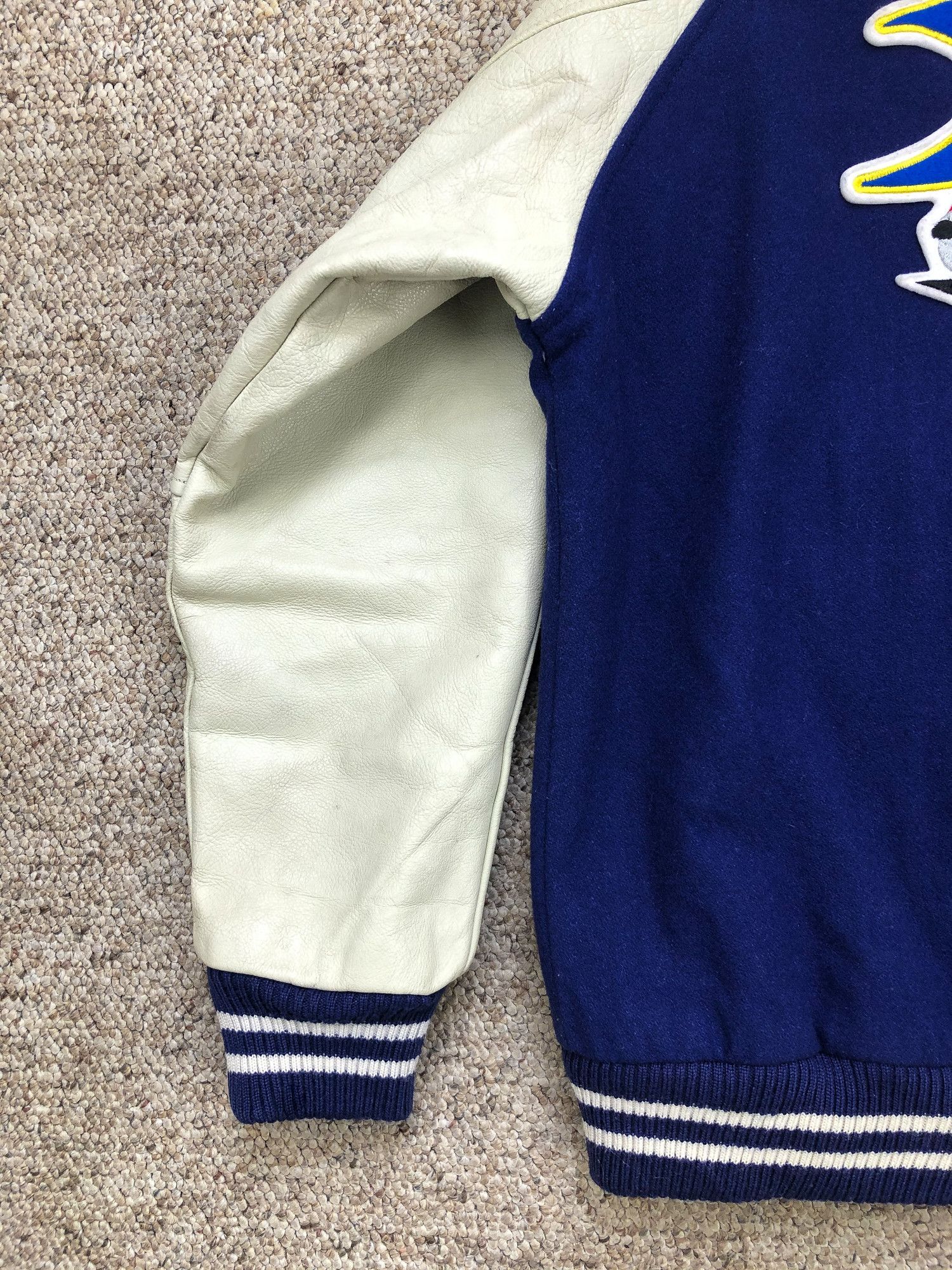 Other Vintage 90s Navy Varsity Jacket Size US M / EU 48-50 / 2 - 4 Thumbnail