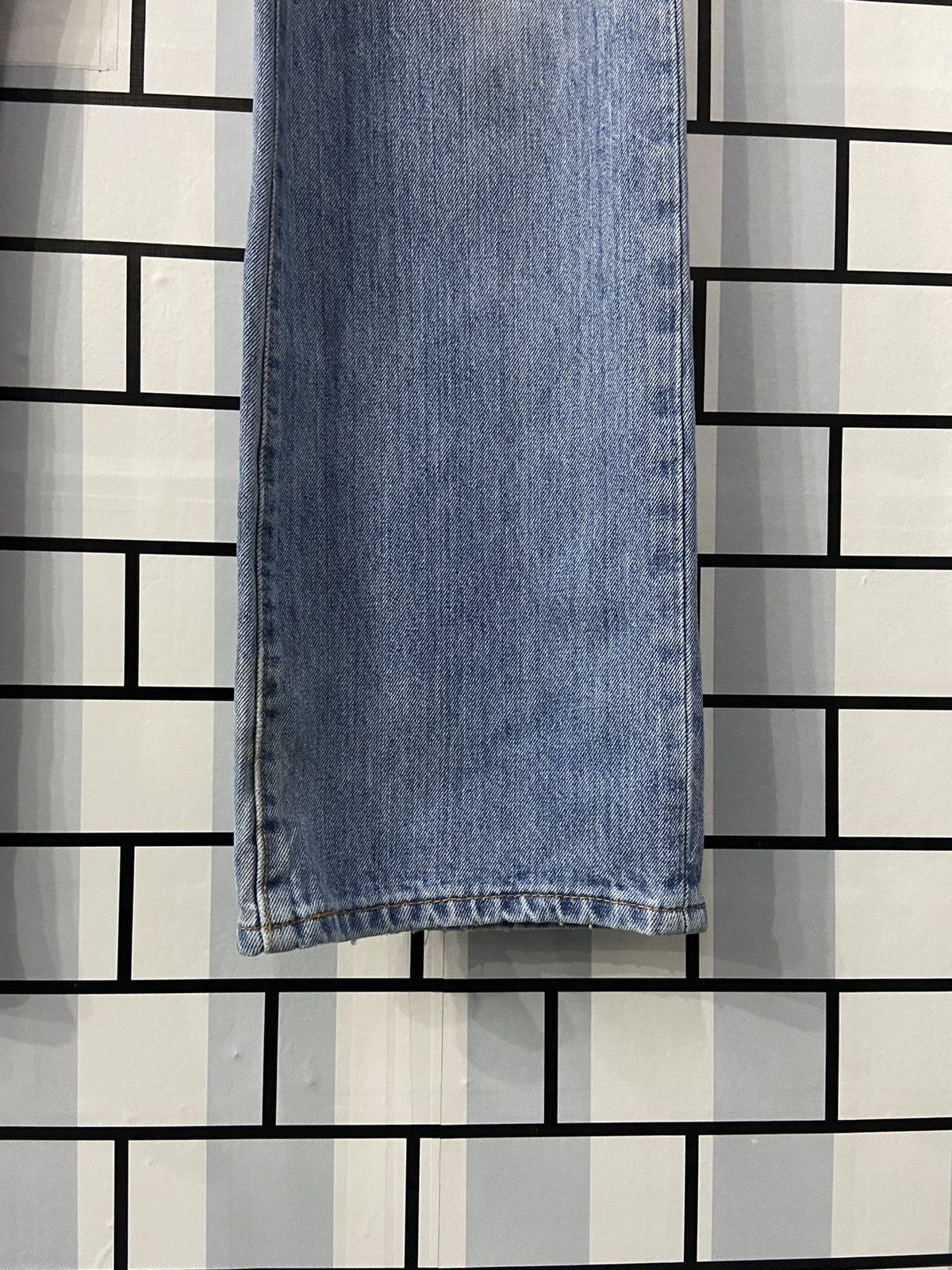 Levi's × Vintage Vintage Levi’s 517 Light Wash Bootcut Distressed Denim Pants Size US 36 / EU 52 - 6 Thumbnail
