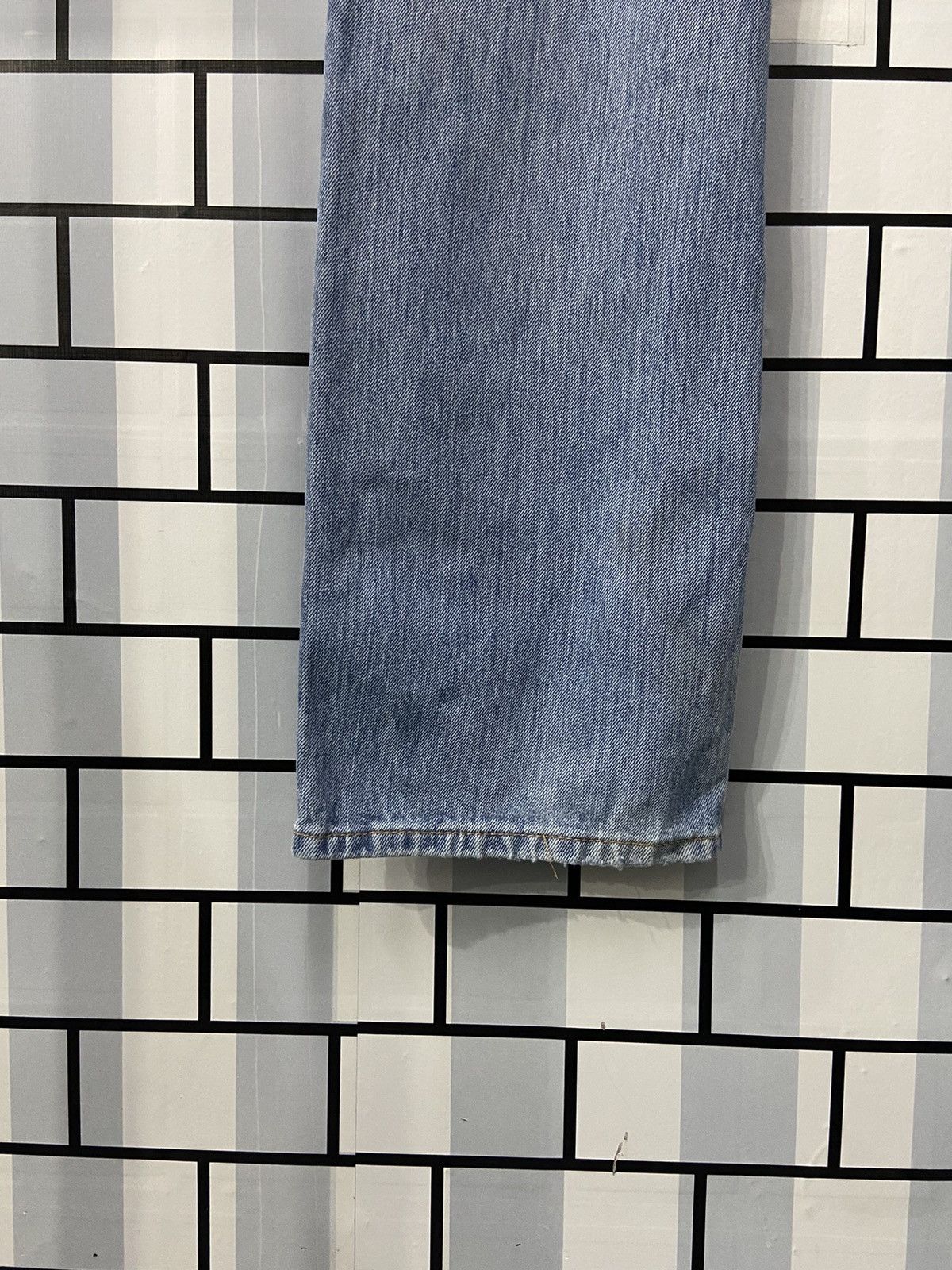 Levi's × Vintage Vintage Levi’s 517 Light Wash Bootcut Distressed Denim Pants Size US 36 / EU 52 - 13 Thumbnail