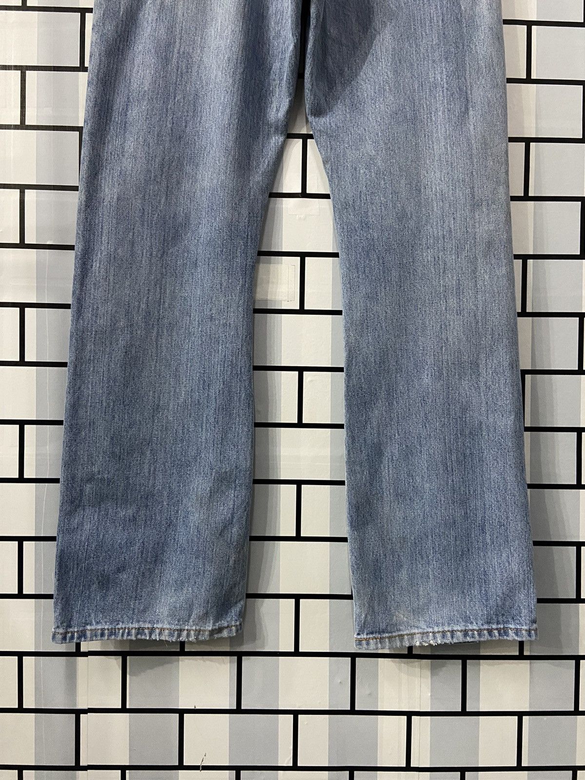 Levi's × Vintage Vintage Levi’s 517 Light Wash Bootcut Distressed Denim Pants Size US 36 / EU 52 - 12 Thumbnail
