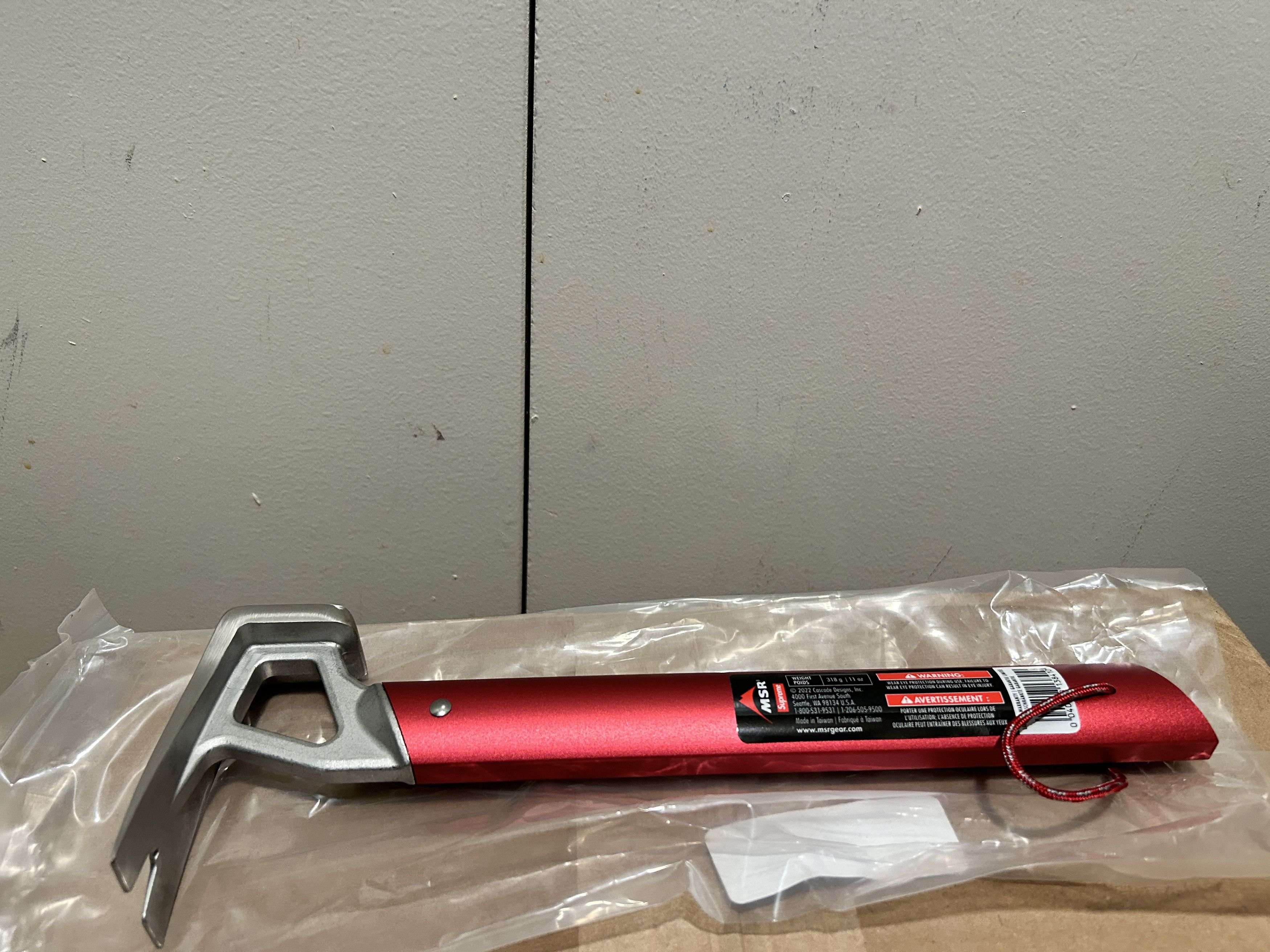 Supreme MSR CAMP Lightweight Stake HAMMER Bottle Opener 11" RED Size ONE SIZE - 4 Thumbnail