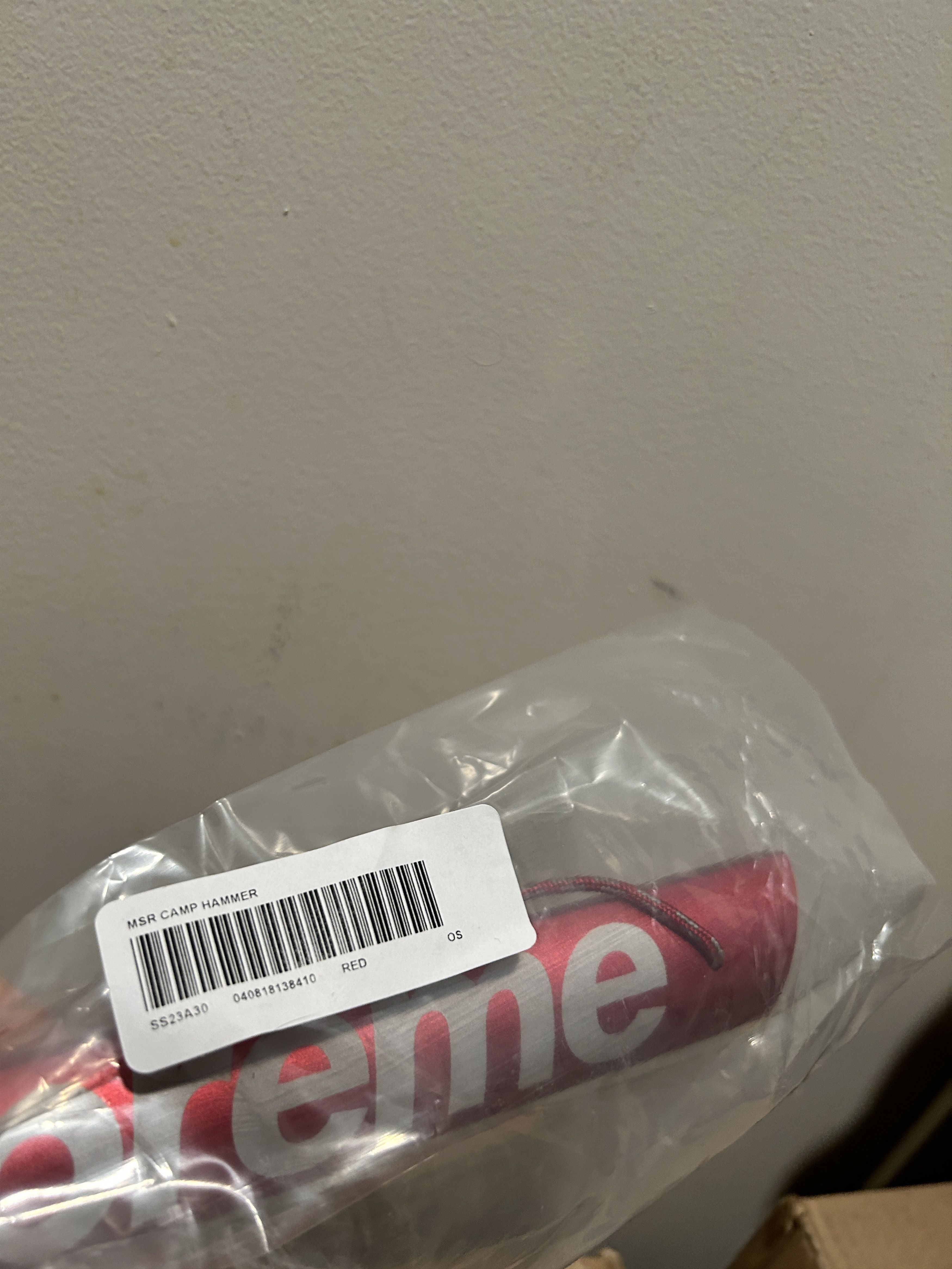 Supreme MSR CAMP Lightweight Stake HAMMER Bottle Opener 11" RED Size ONE SIZE - 3 Thumbnail