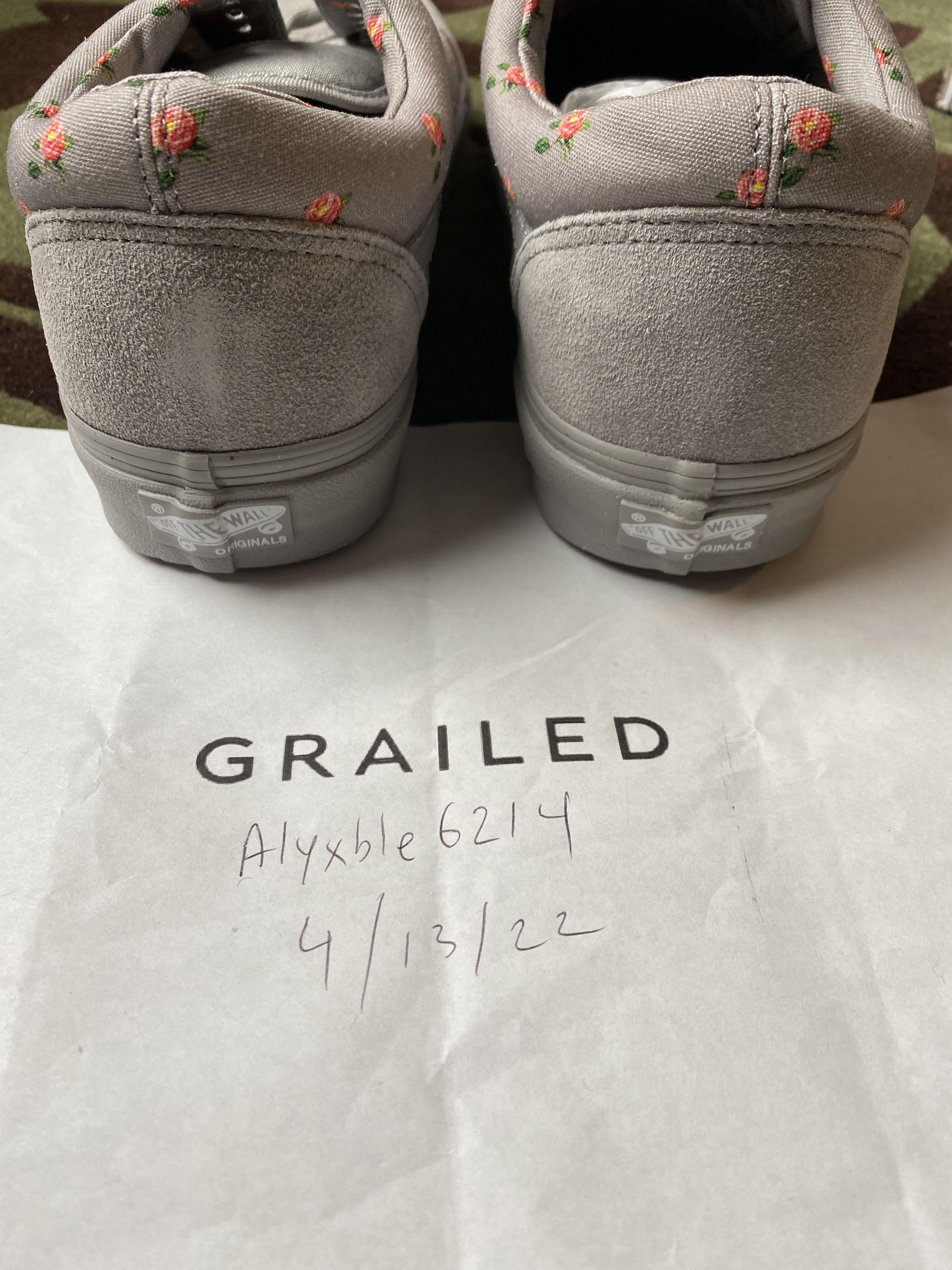 Undercover × Vans VANS VAULT X UNDERCOVER OG OLD SKOOL LX SMALL FLOWERS GREY Size US 11 / EU 44 - 6 Thumbnail