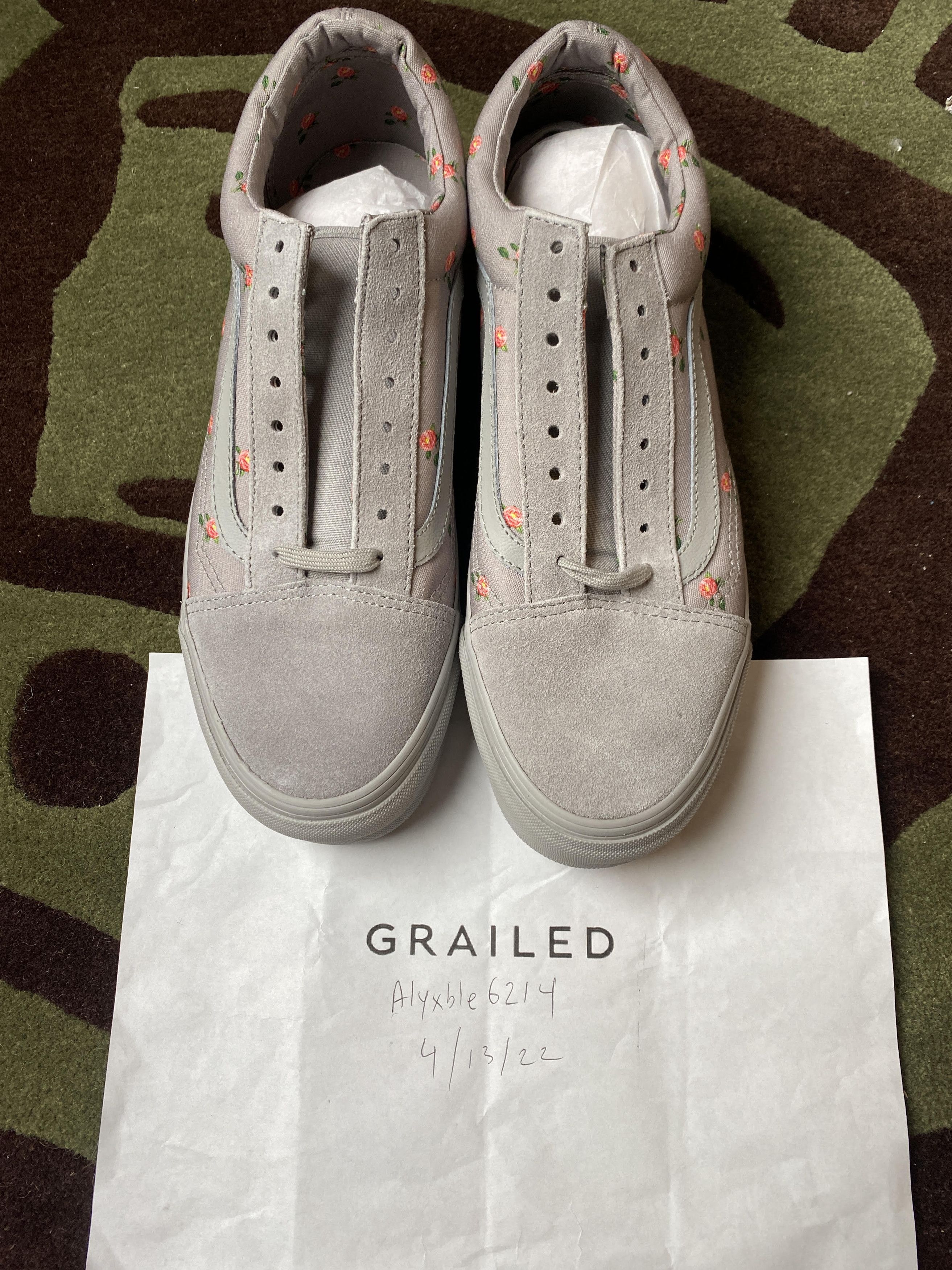 Undercover × Vans VANS VAULT X UNDERCOVER OG OLD SKOOL LX SMALL FLOWERS GREY Size US 11 / EU 44 - 7 Thumbnail