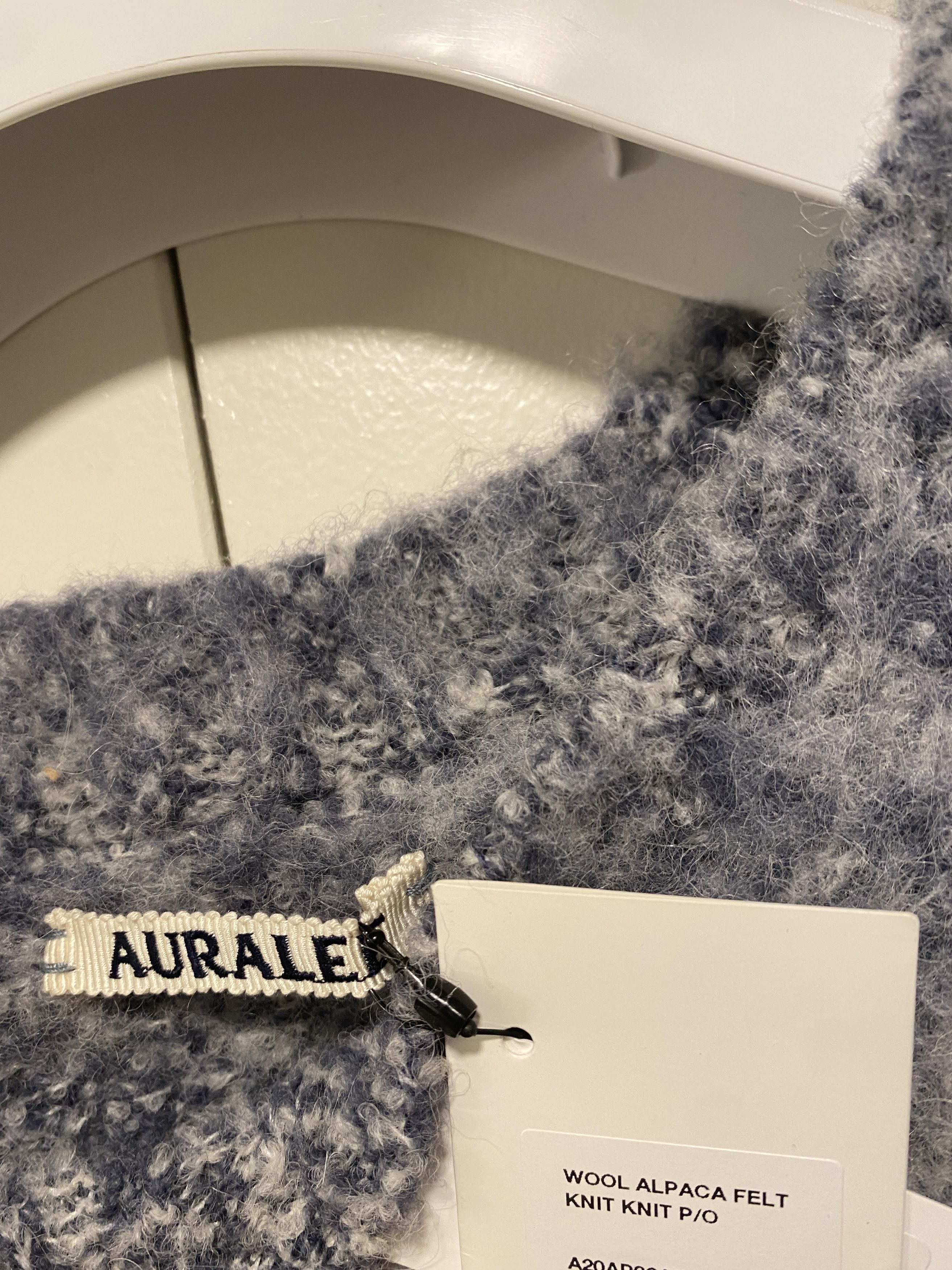 Auralee auralee wool alpaca felt knit p/o sweater size 3 Size US L / EU 52-54 / 3 - 5 Thumbnail