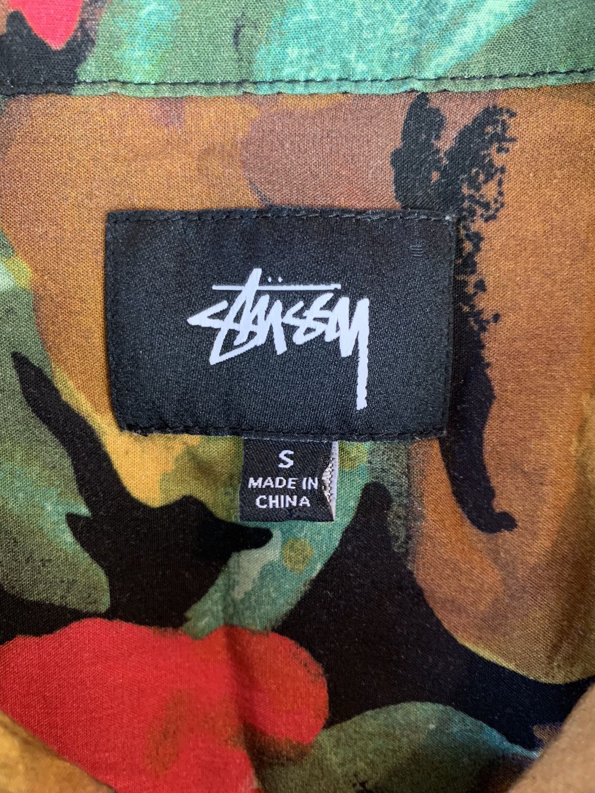 Stussy Stussy Watercolor Floral Rayon Shirt Size US S / EU 44-46 / 1 - 2 Thumbnail